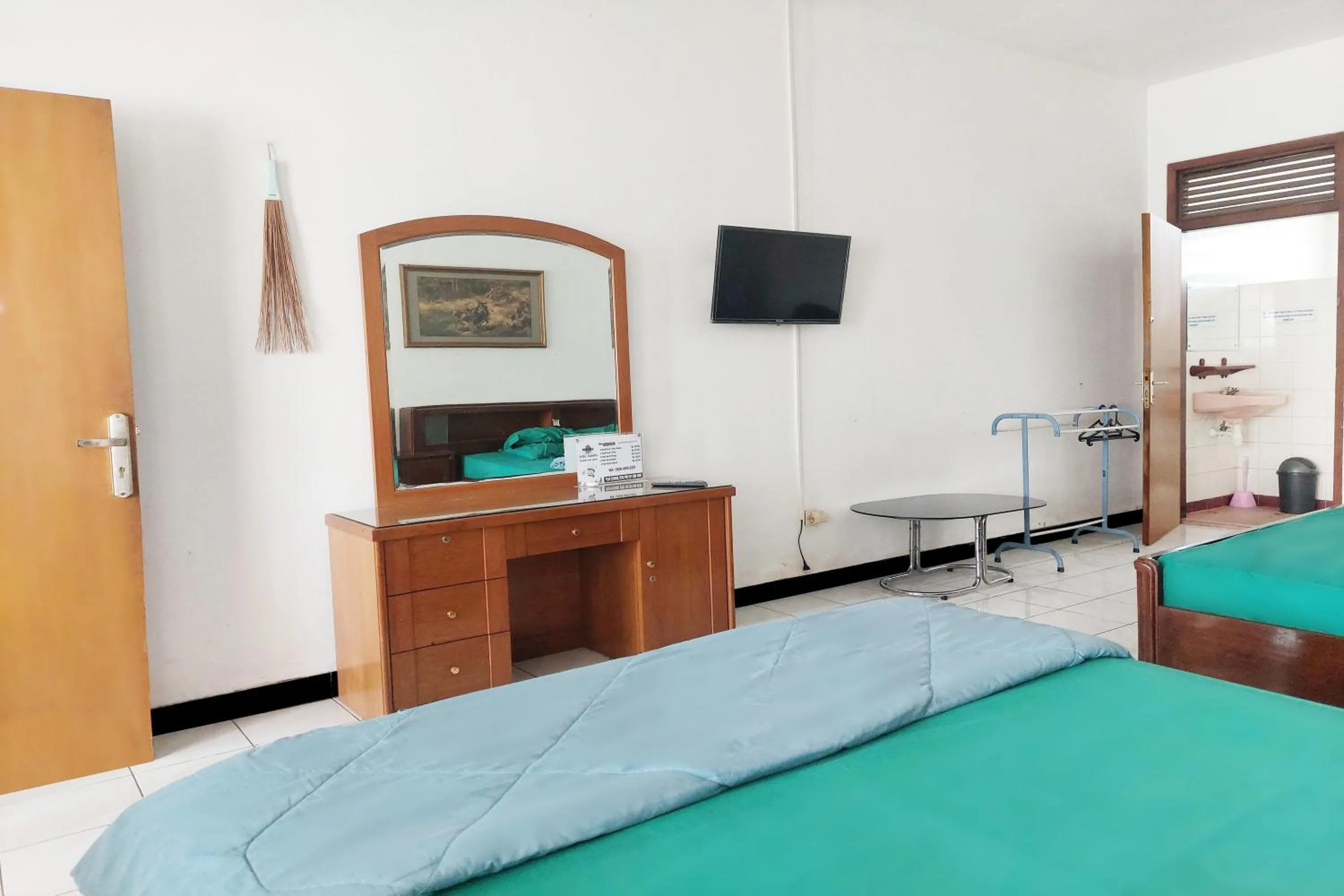 Bed in Vanda Villa Batu