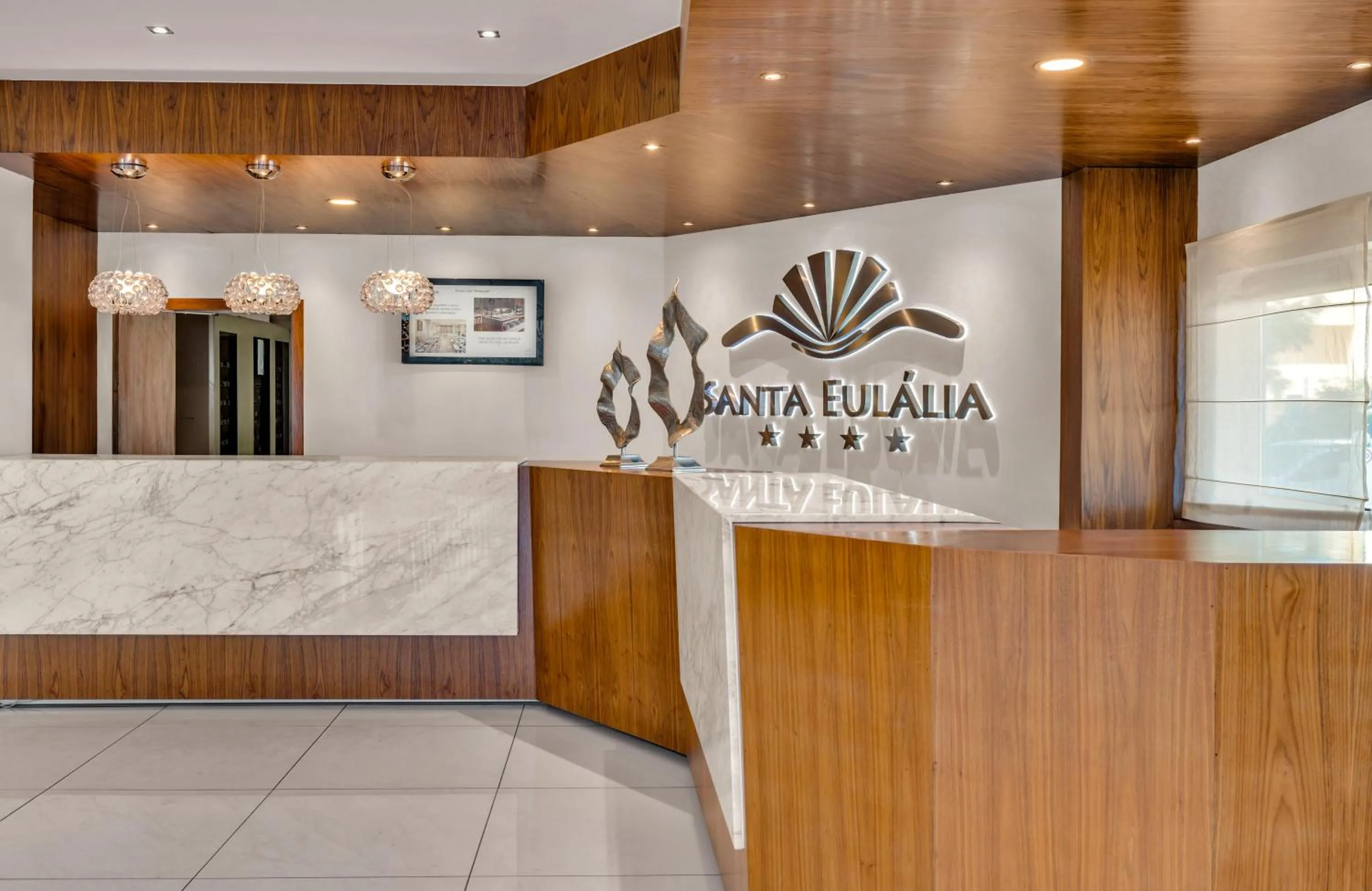 Lobby or reception in Santa Eulalia Hotel & Spa