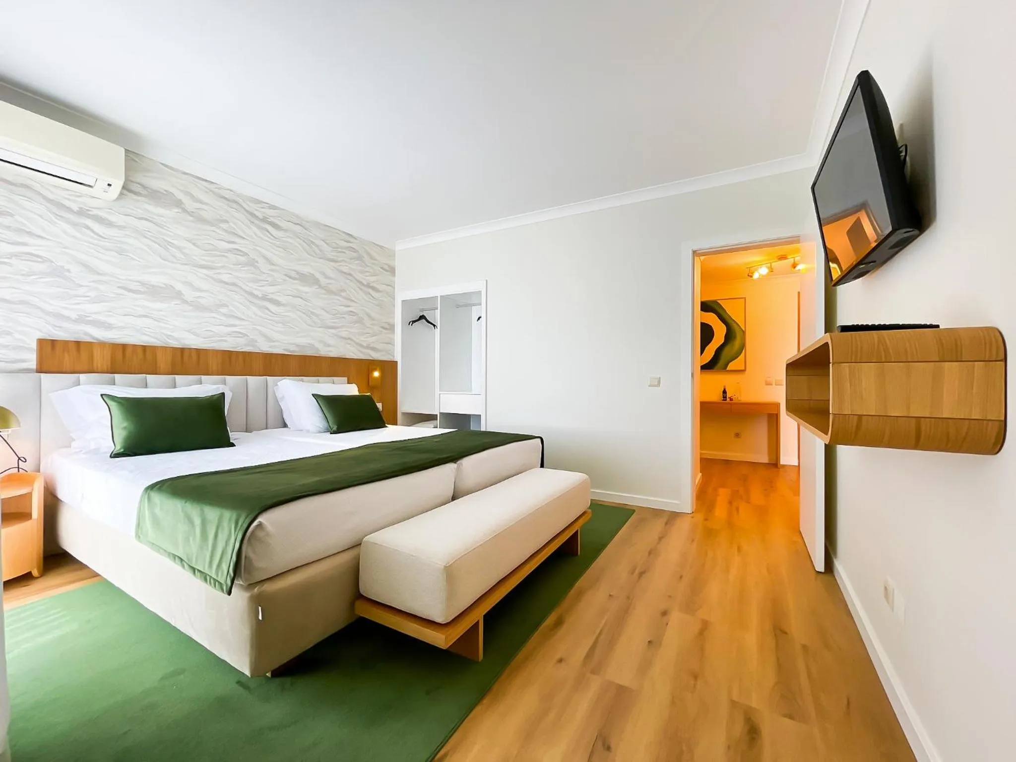 Bed in Santa Eulalia Hotel & Spa