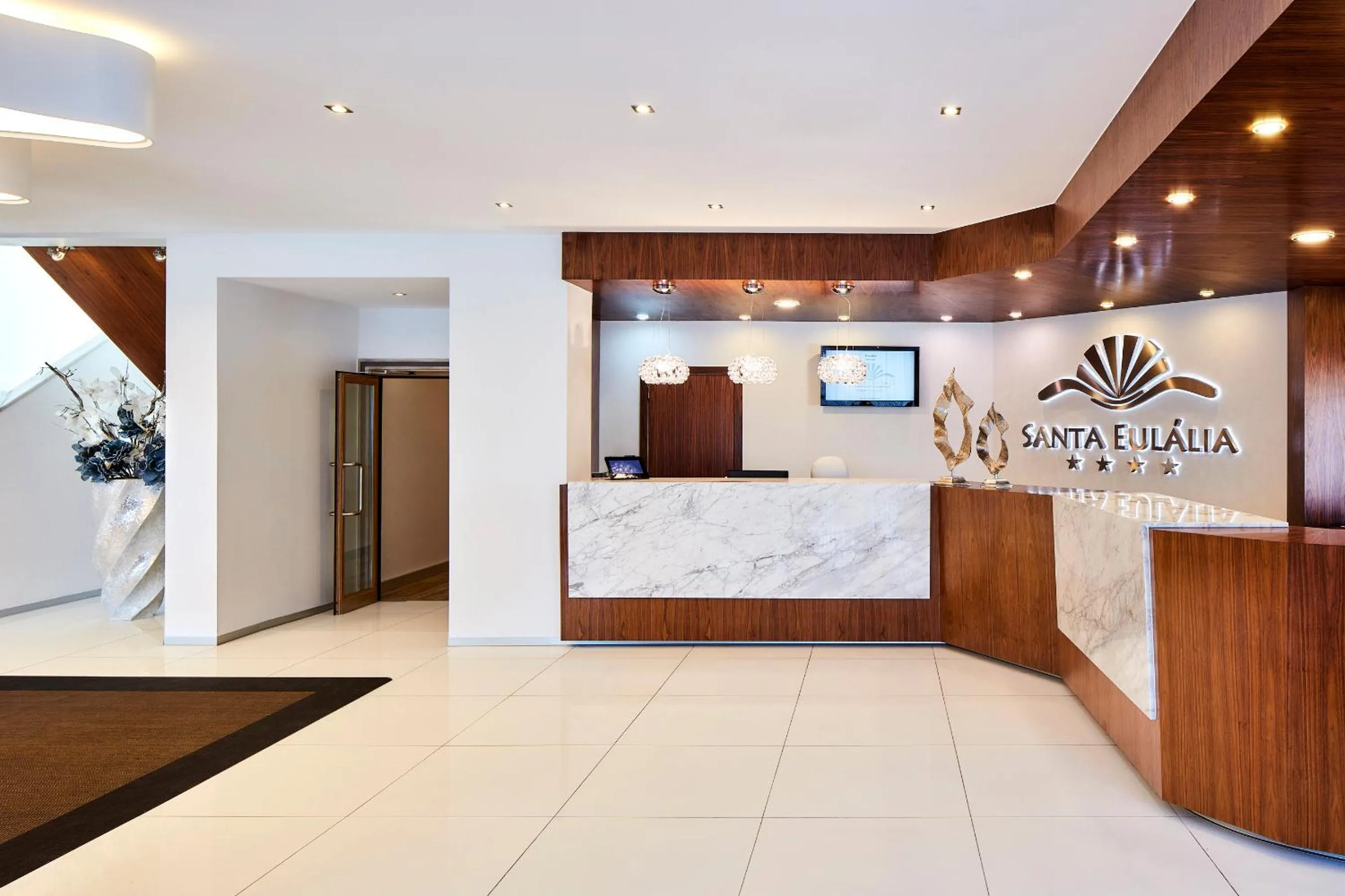 Lobby or reception in Santa Eulalia Hotel & Spa
