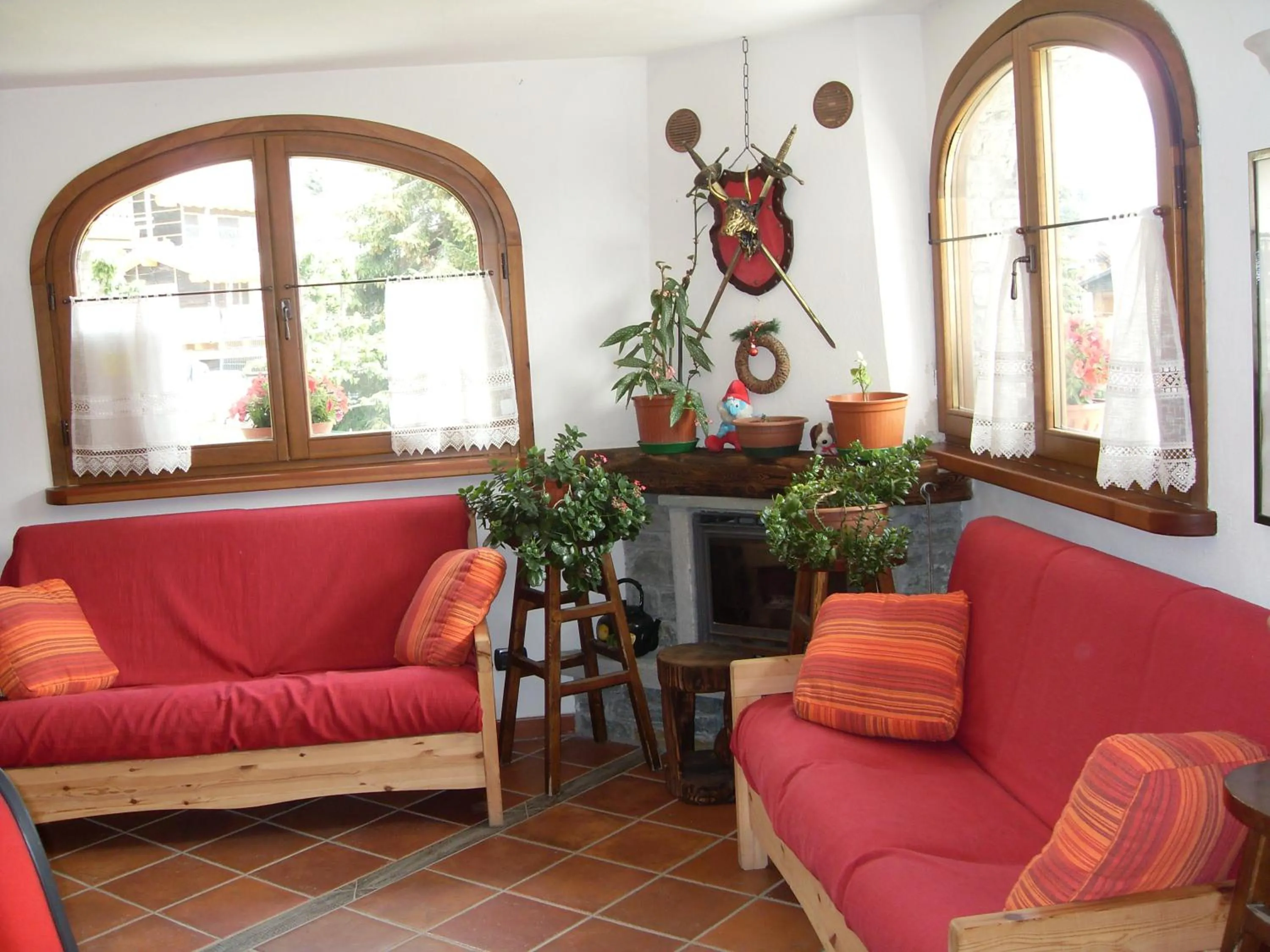 Seating area in Residence Les Myosotis