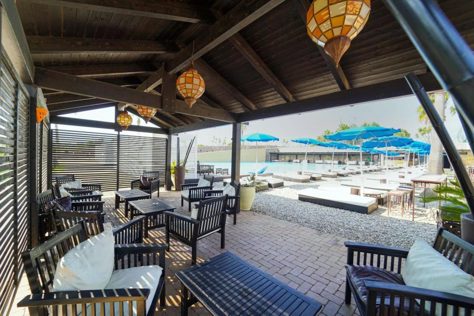 Patio in Amareclub Baia Dei Turchi Resort - Adults Only