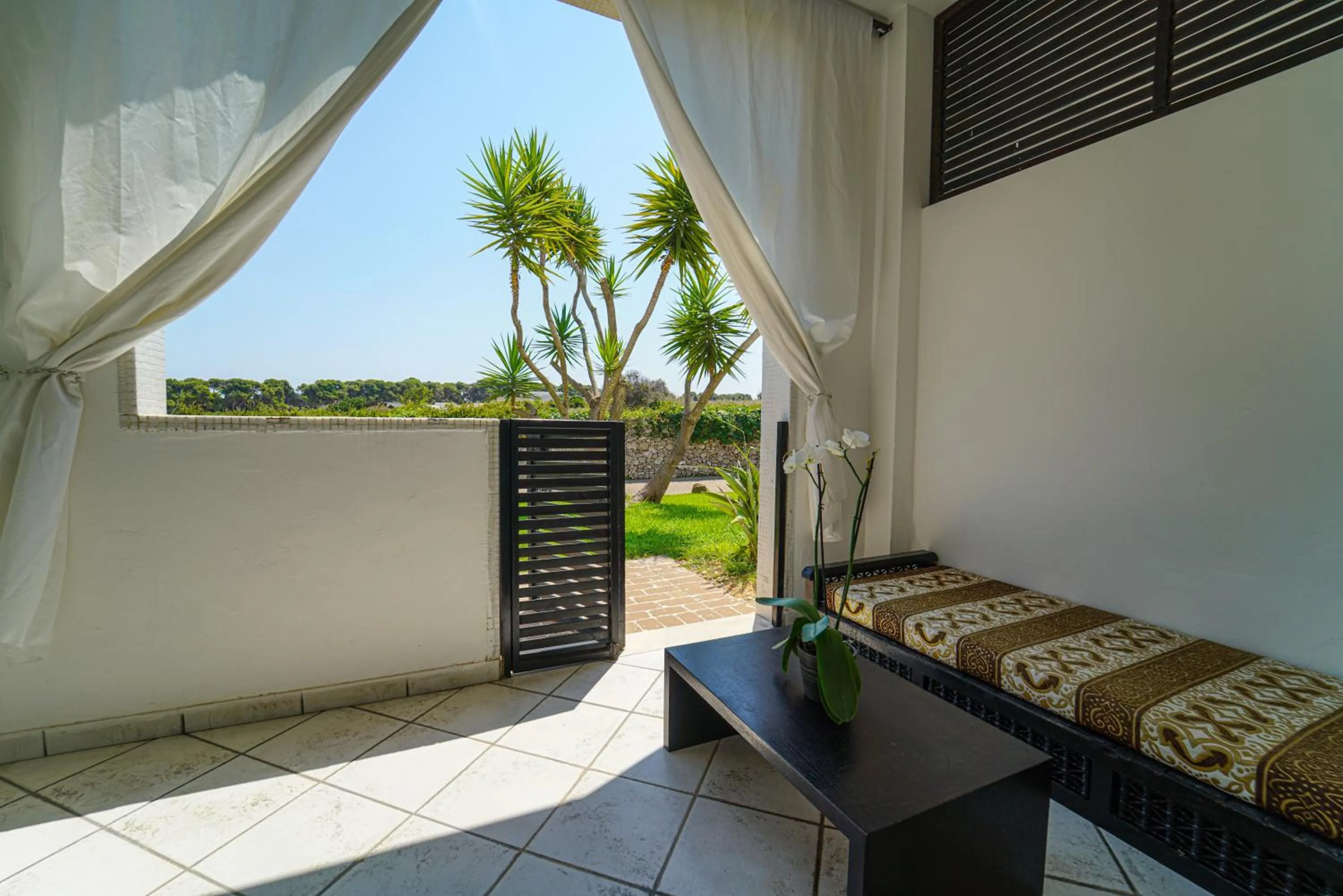 Patio in Amareclub Baia Dei Turchi Resort - Adults Only