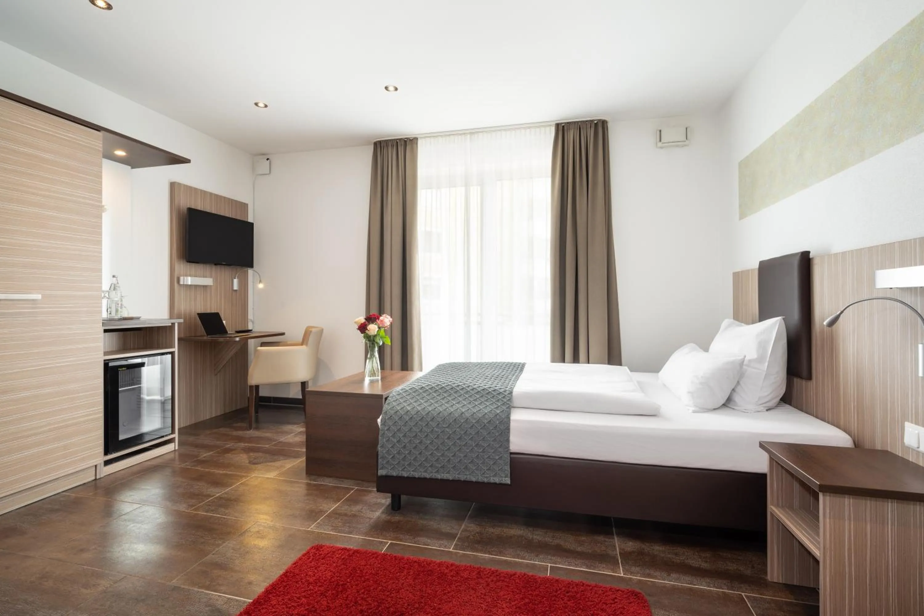 Bed in Hotel Drei Rosen