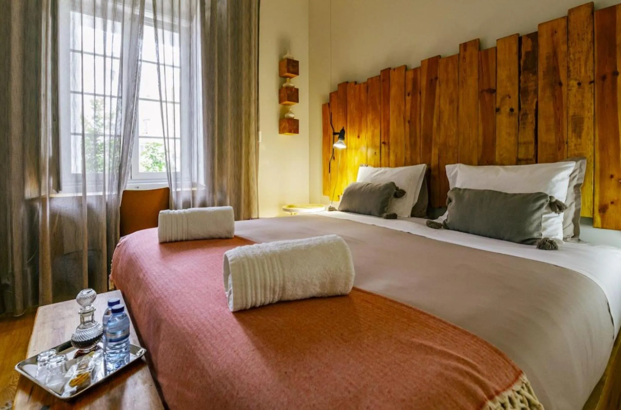 Bedroom, Bed in 19 Tile Ceramic Concept - by Unlock Hotels