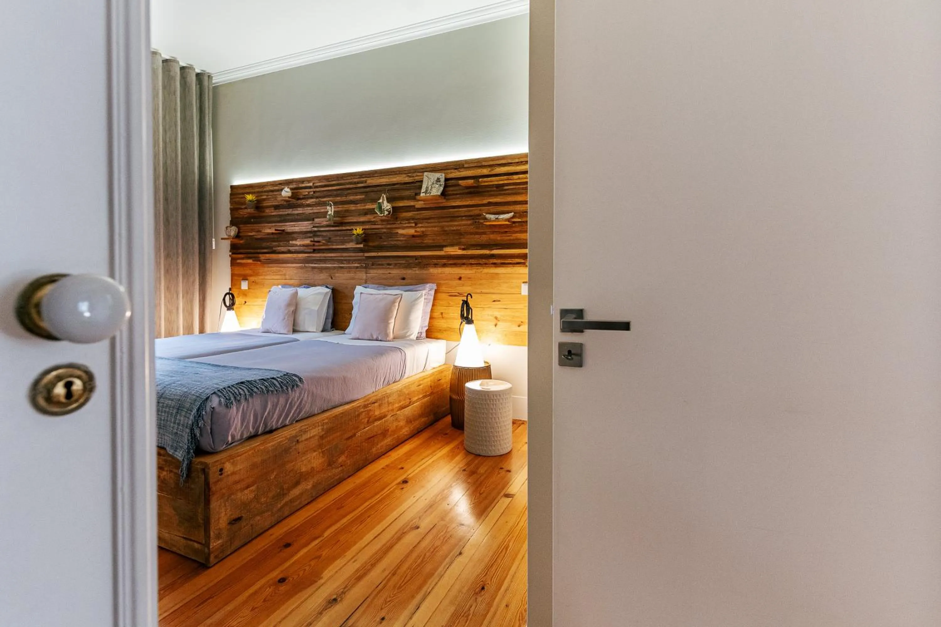 Bedroom, Bed in 19 Tile Ceramic Concept - by Unlock Hotels