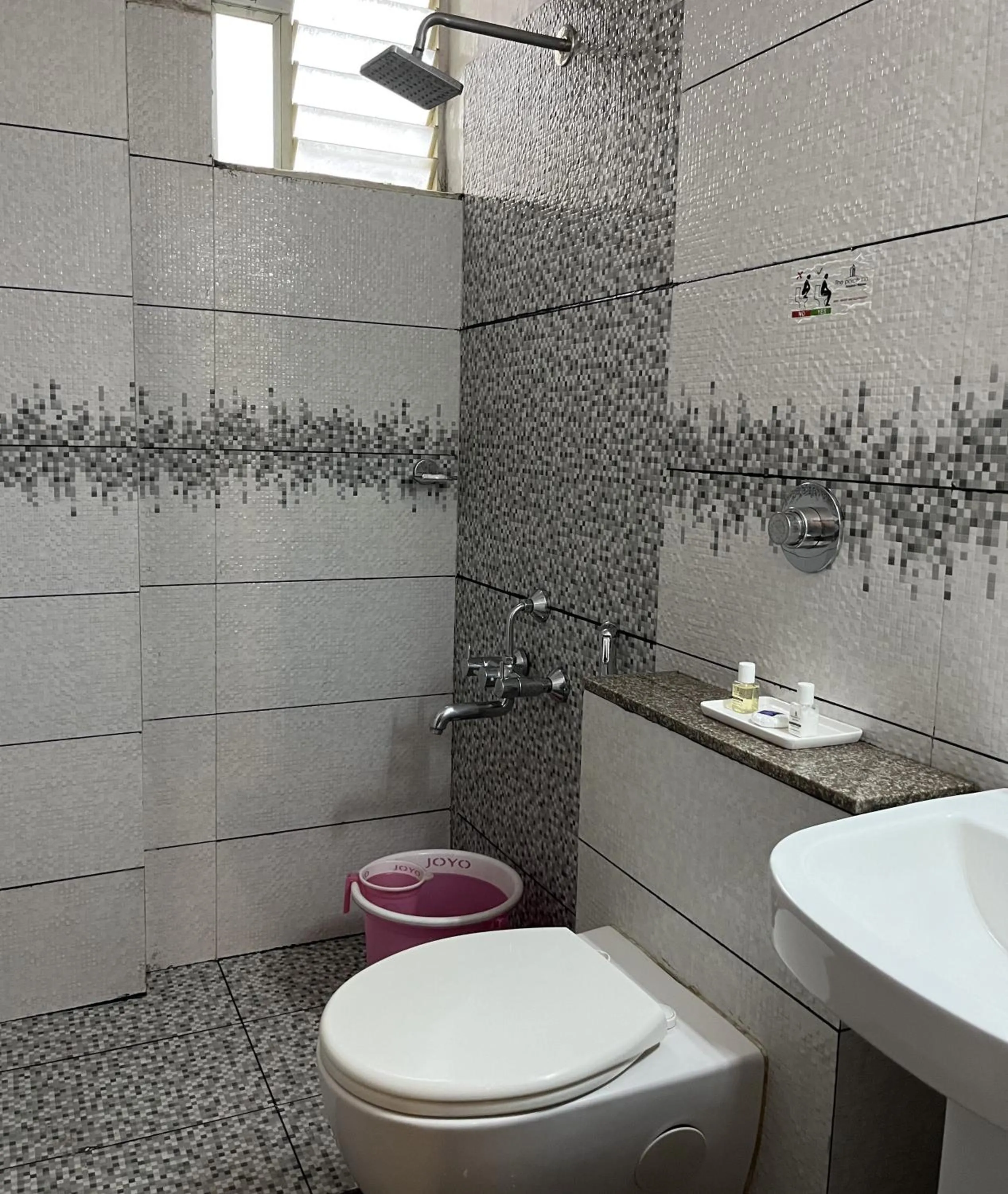 Bathroom in The Porch Inn Hotel & Service Apartments Near Nimhans Hospital
