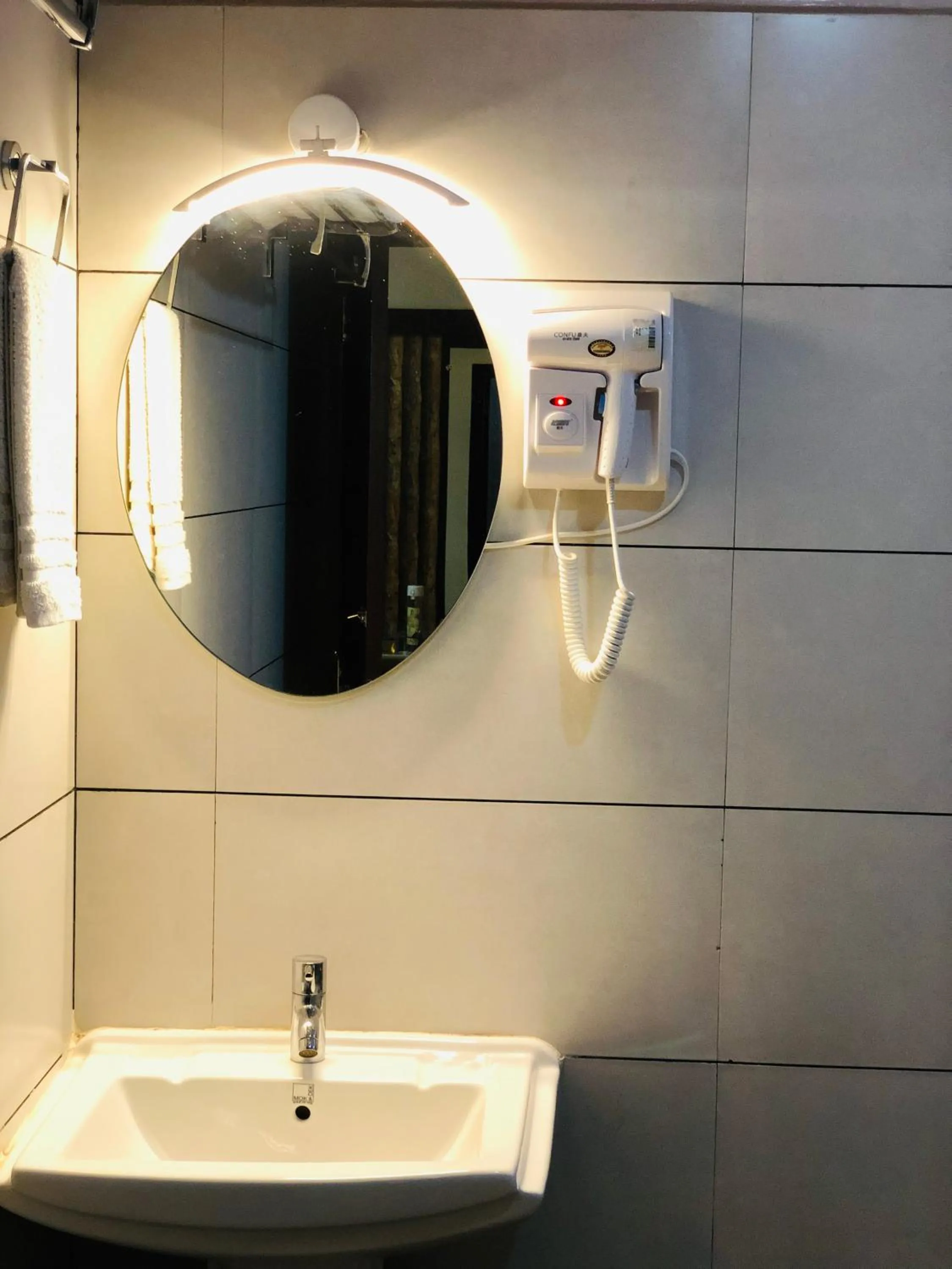 Bathroom in The Porch Inn Hotel & Service Apartments Near Nimhans Hospital