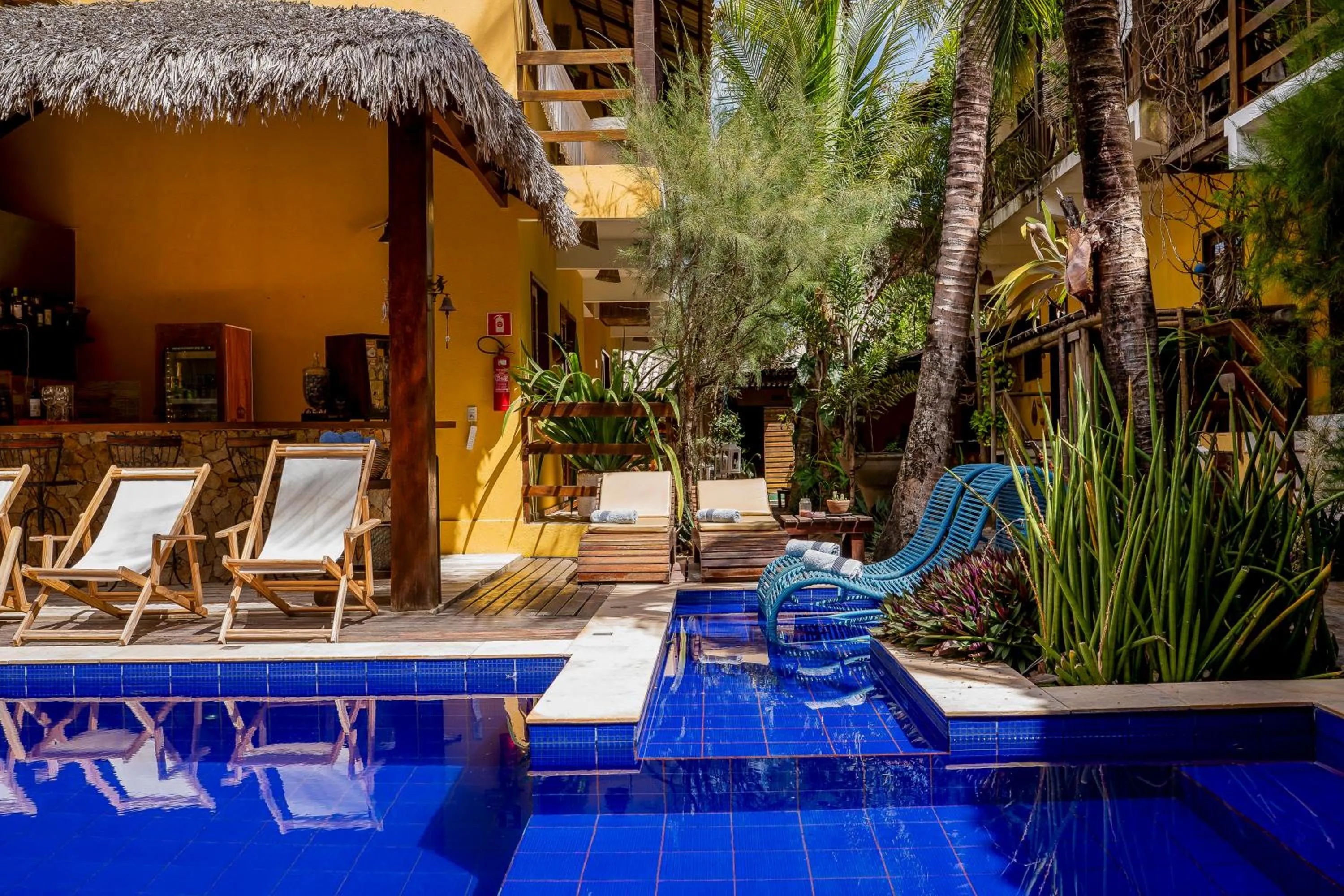Pool view in Villa Água de Coco