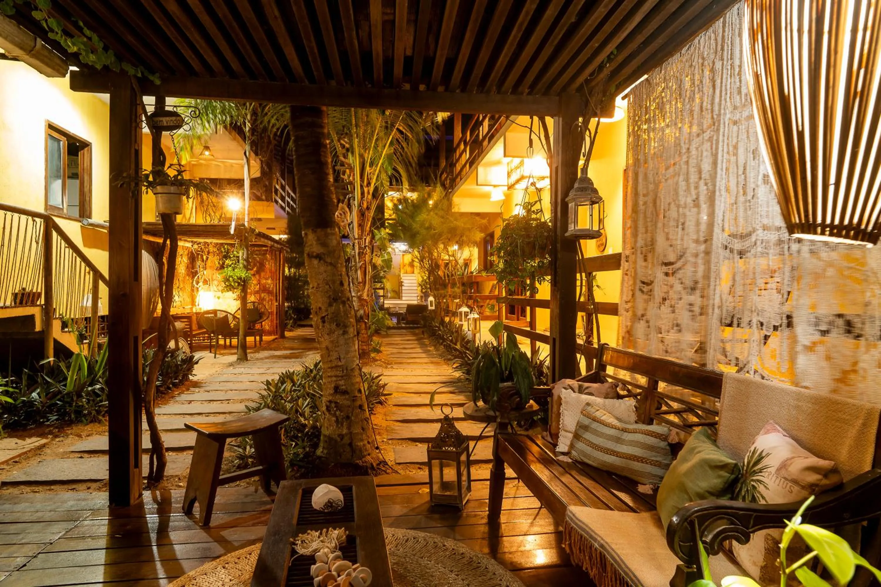 Garden view in Villa Água de Coco