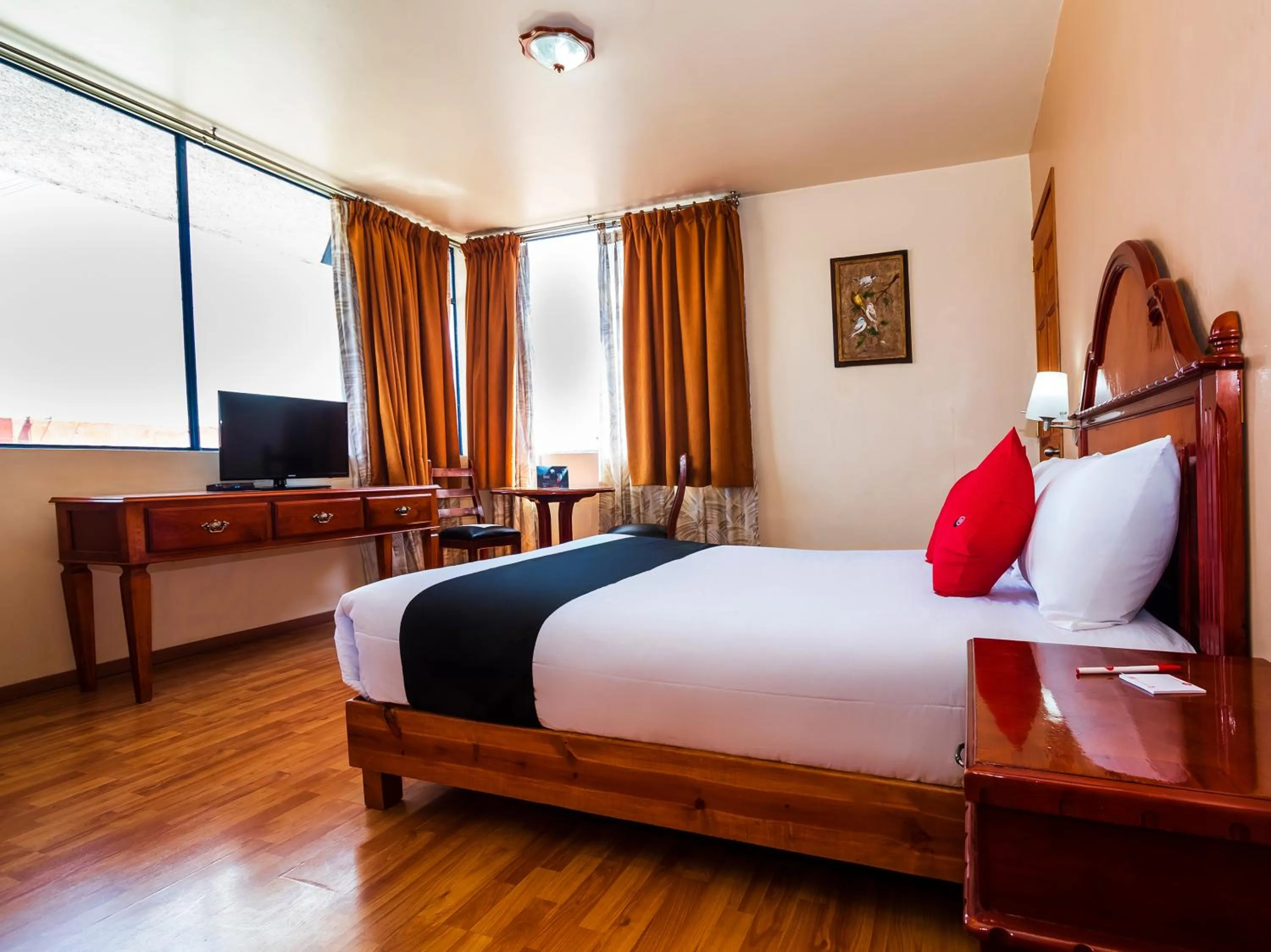 Bedroom, Bed in Hotel De La Loma