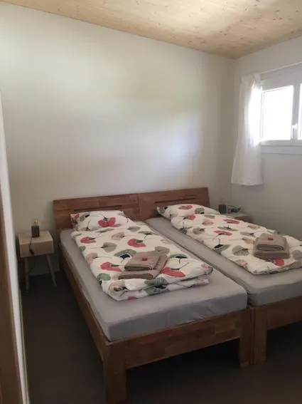 Bedroom, Bed in Au Chant du Vent