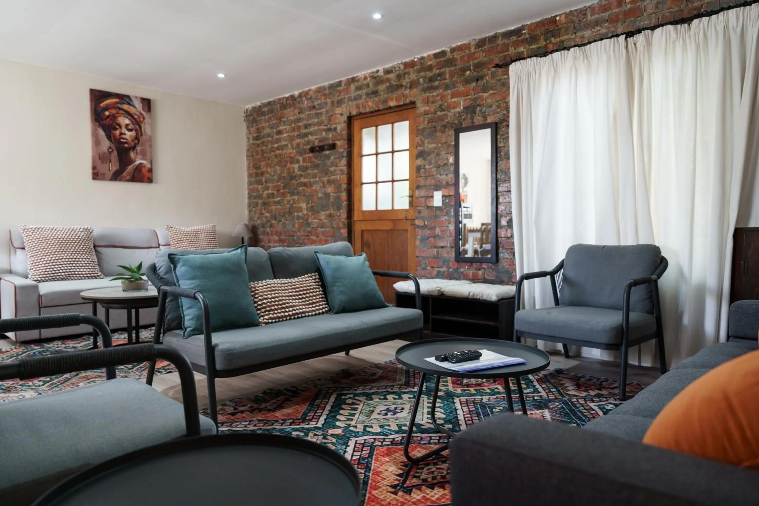 Living room in Be My Guest Lodge