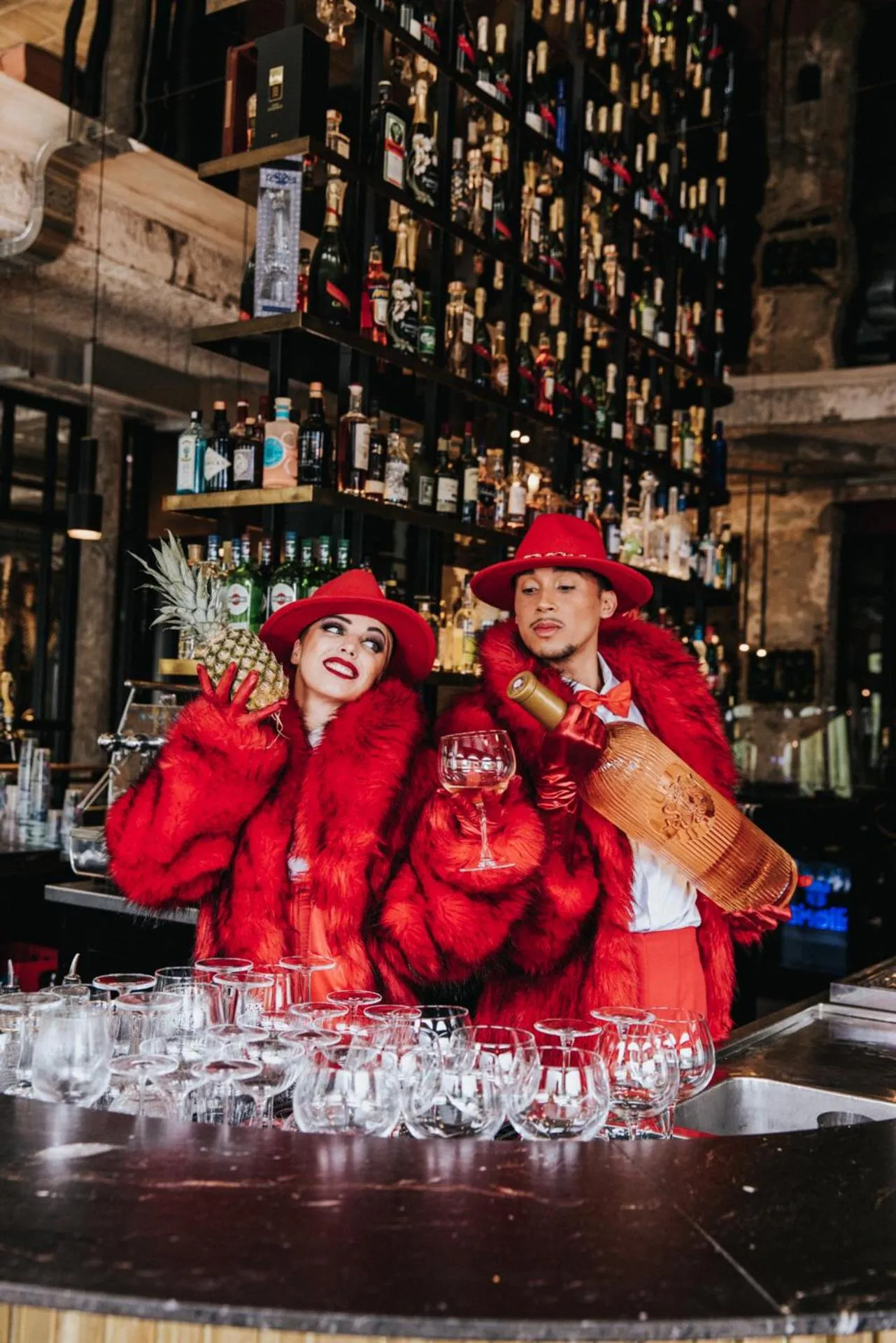 Lounge or bar in La Folie Douce Hotels Chamonix