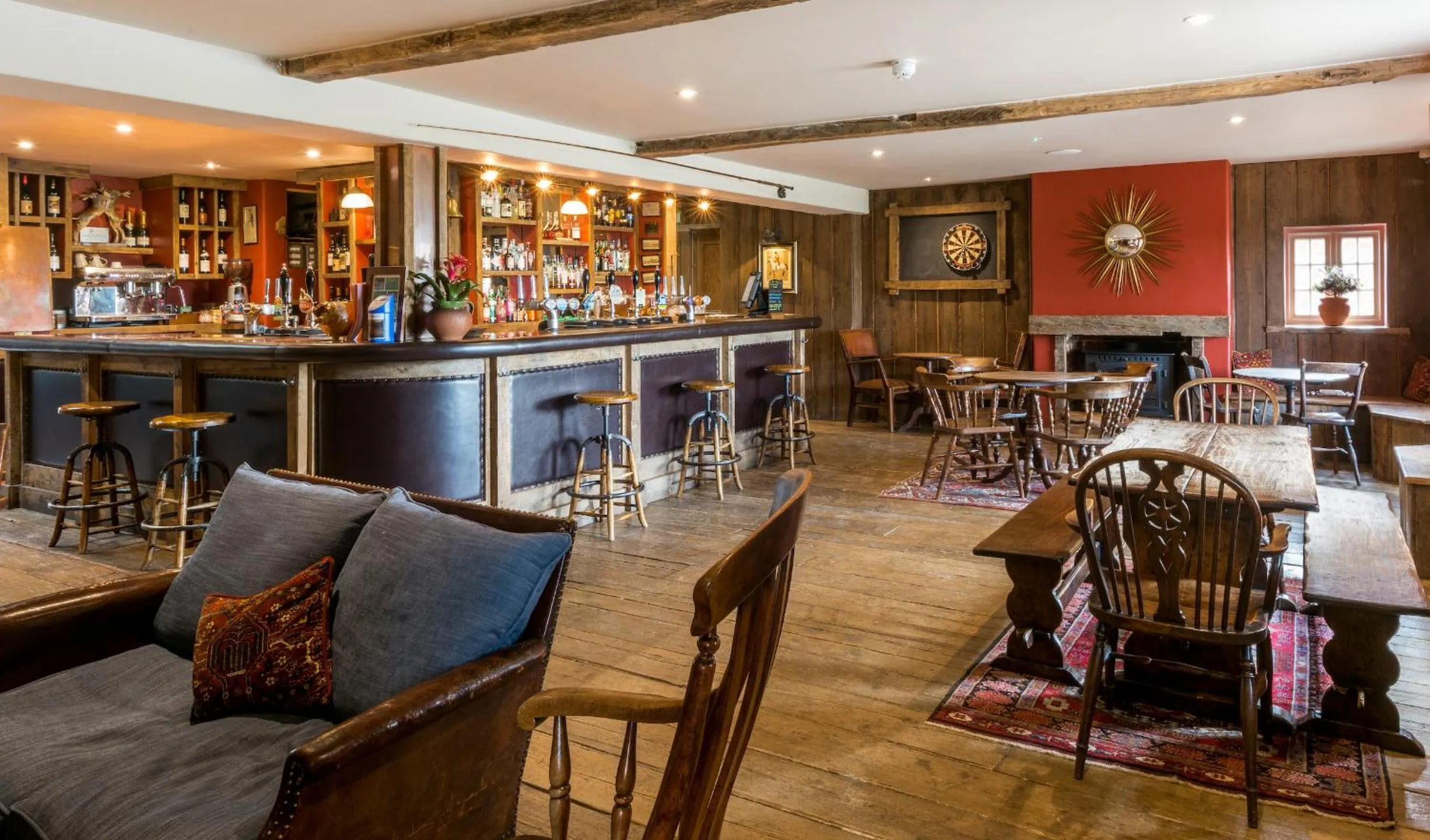 Lounge or bar in The Brisley Bell