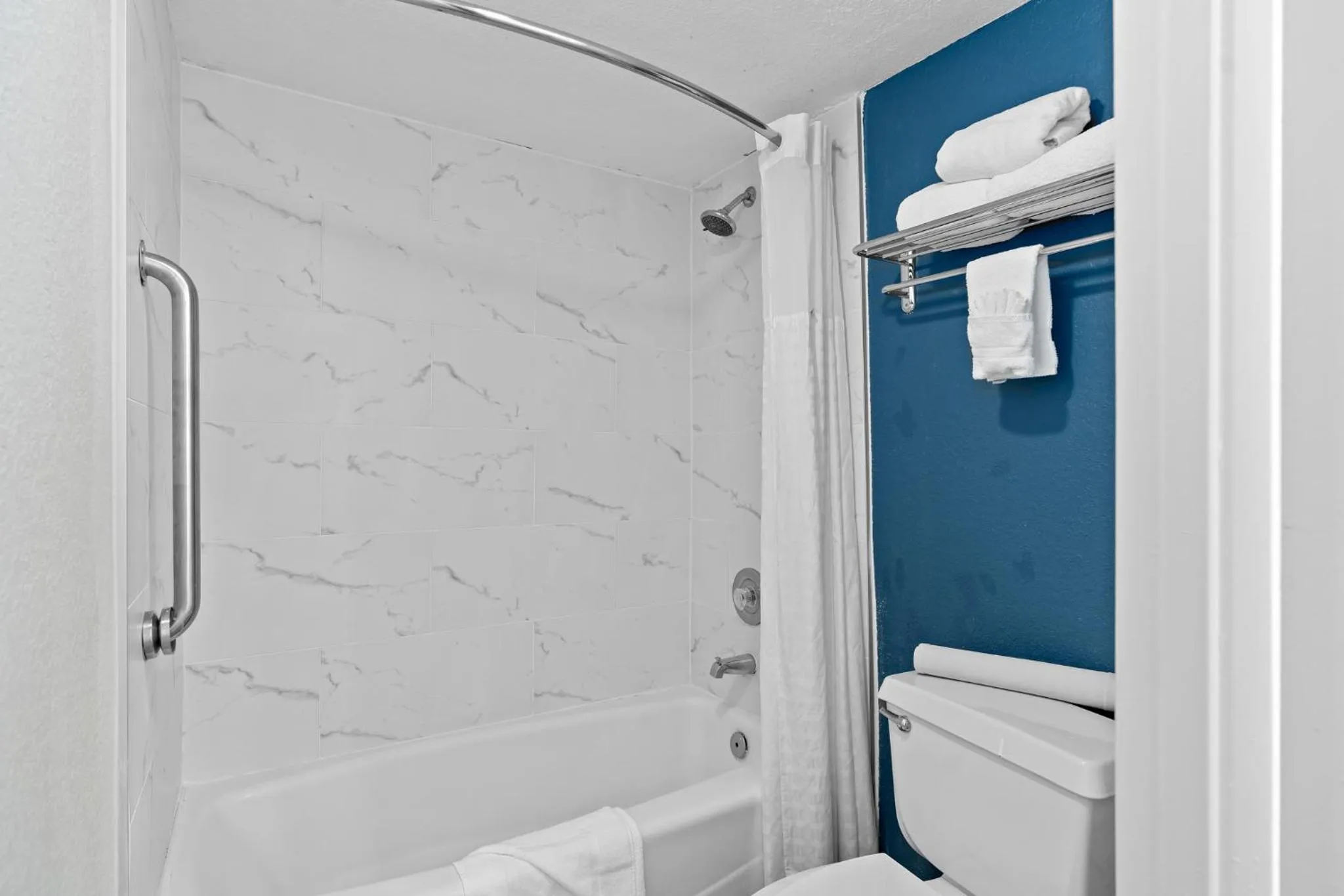 Shower in Baymont by Wyndham Orlando East
