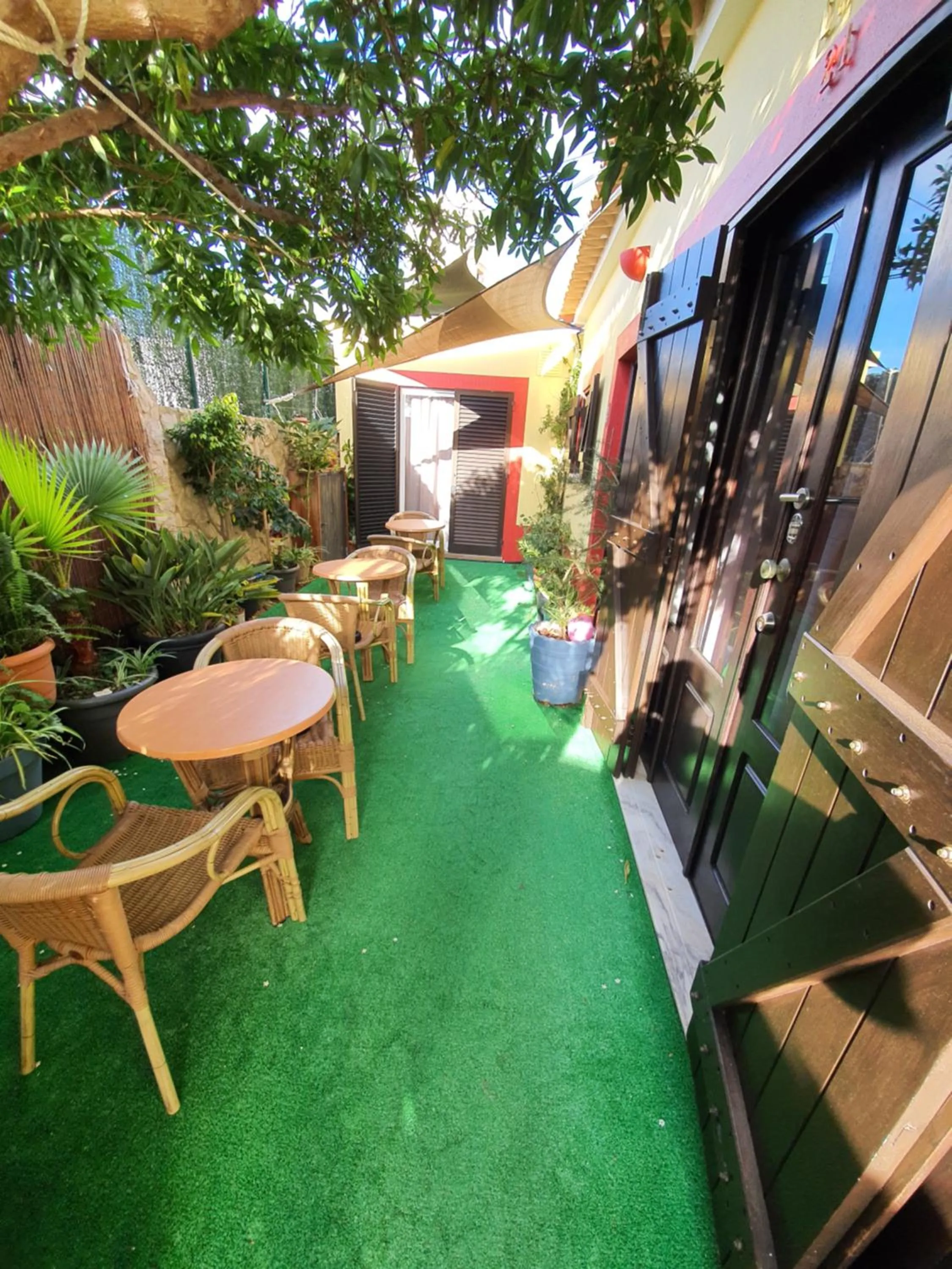 Inner courtyard view in Ocean View Lagos