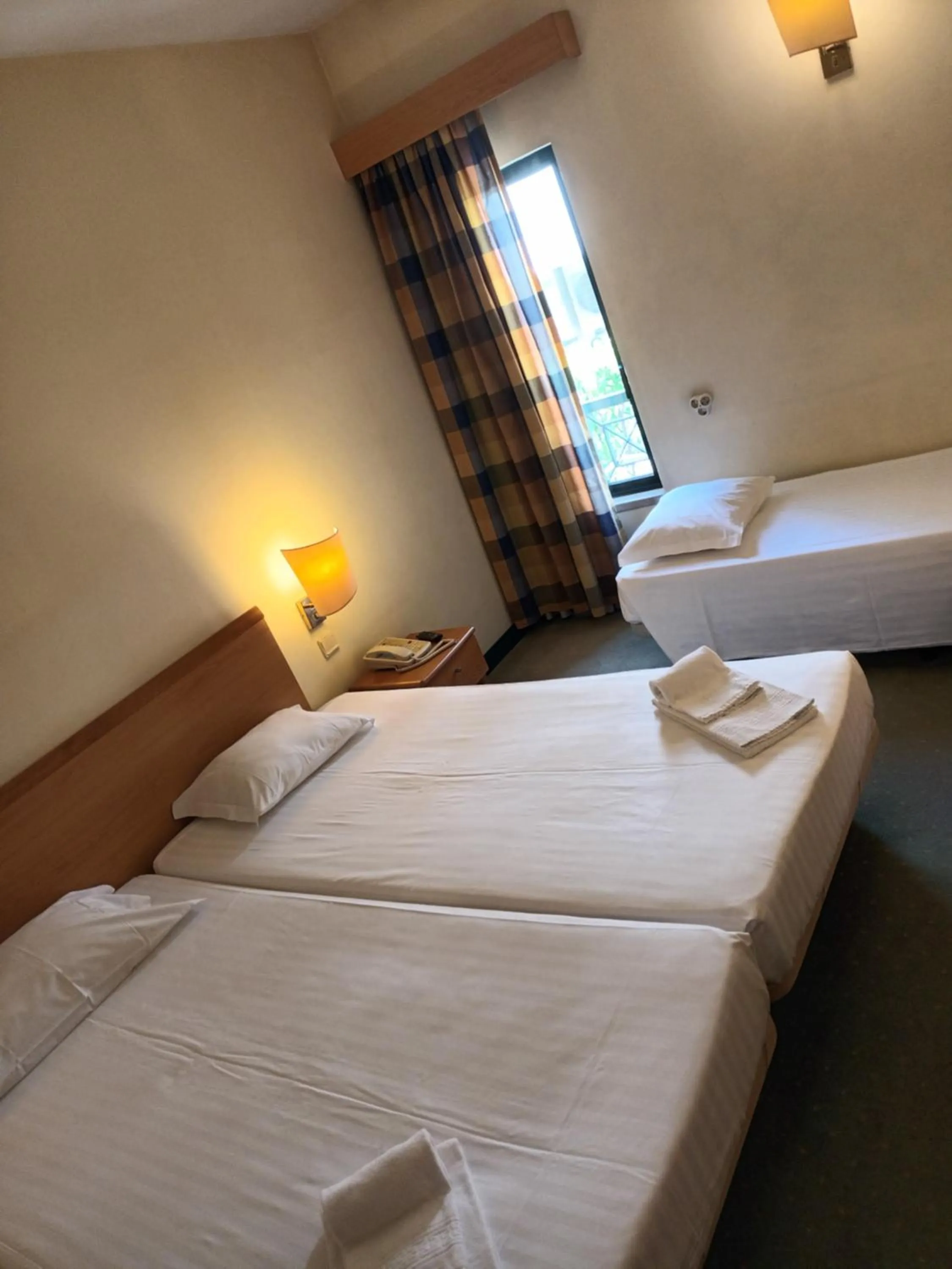 Bed in Flag Hotel Guimarães Fafe