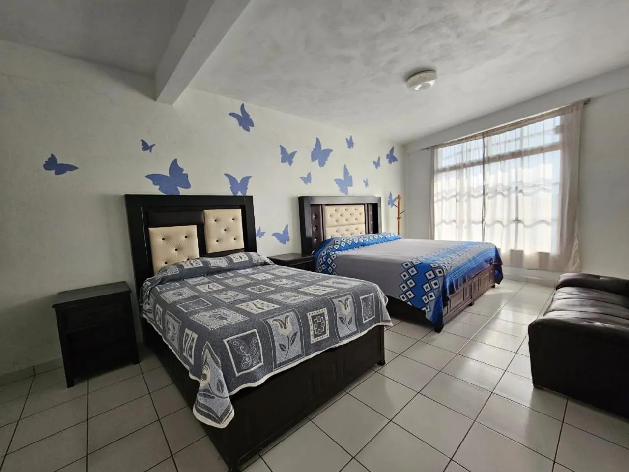 Bed in Hotel posada Juquila