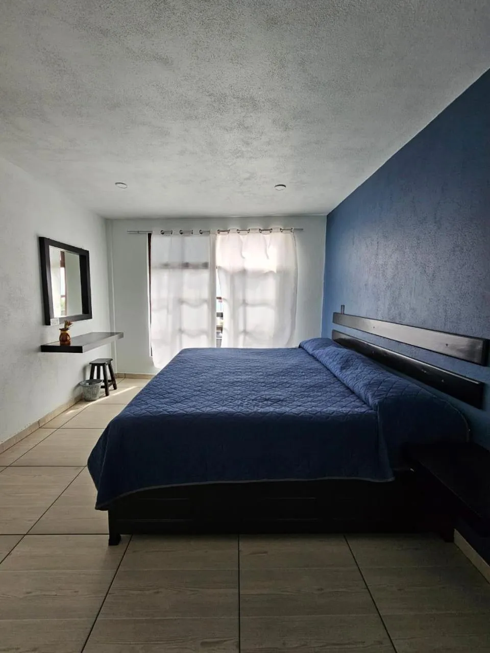 Bed in Hotel posada Juquila