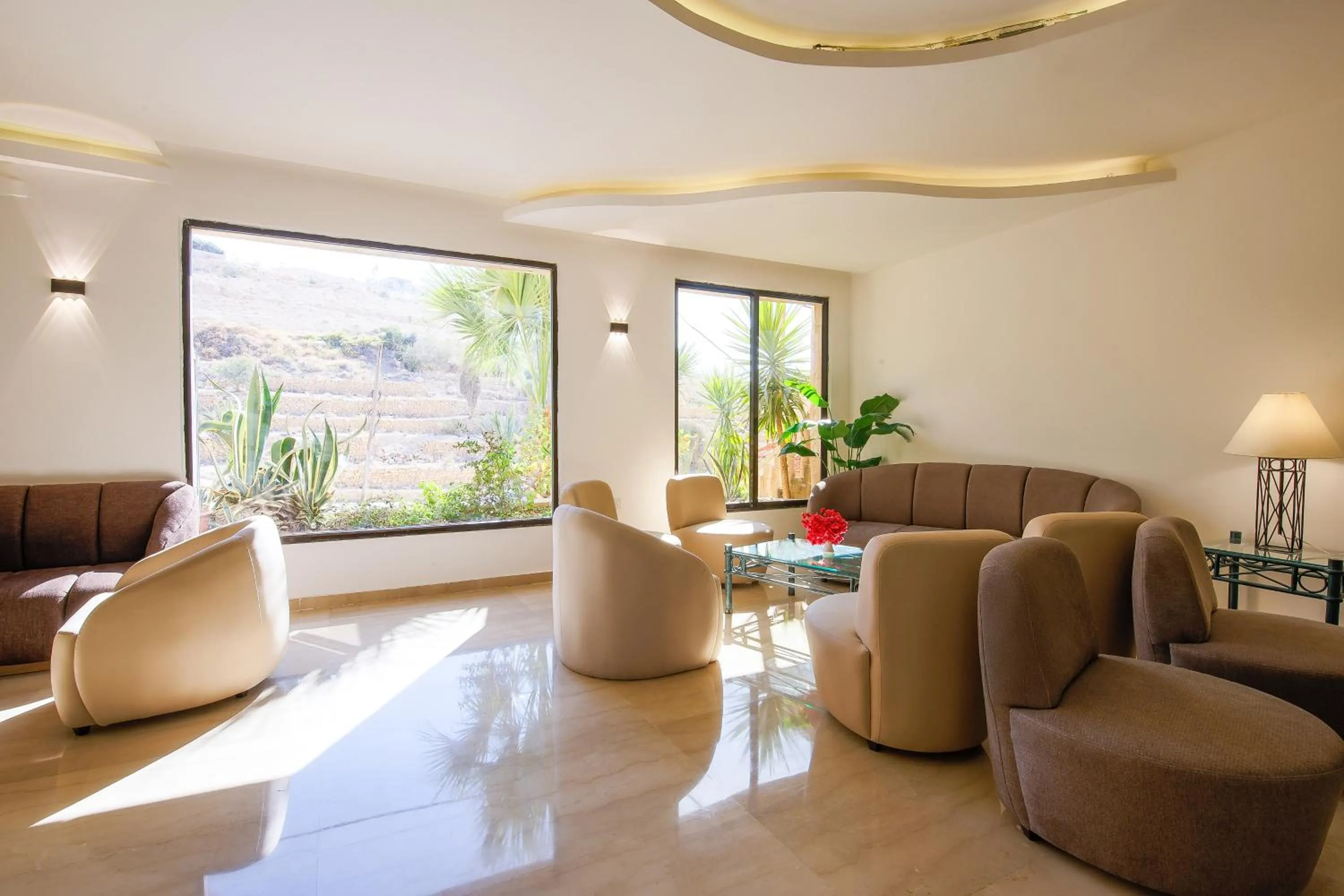 Lobby or reception in Petra Palace Hotel