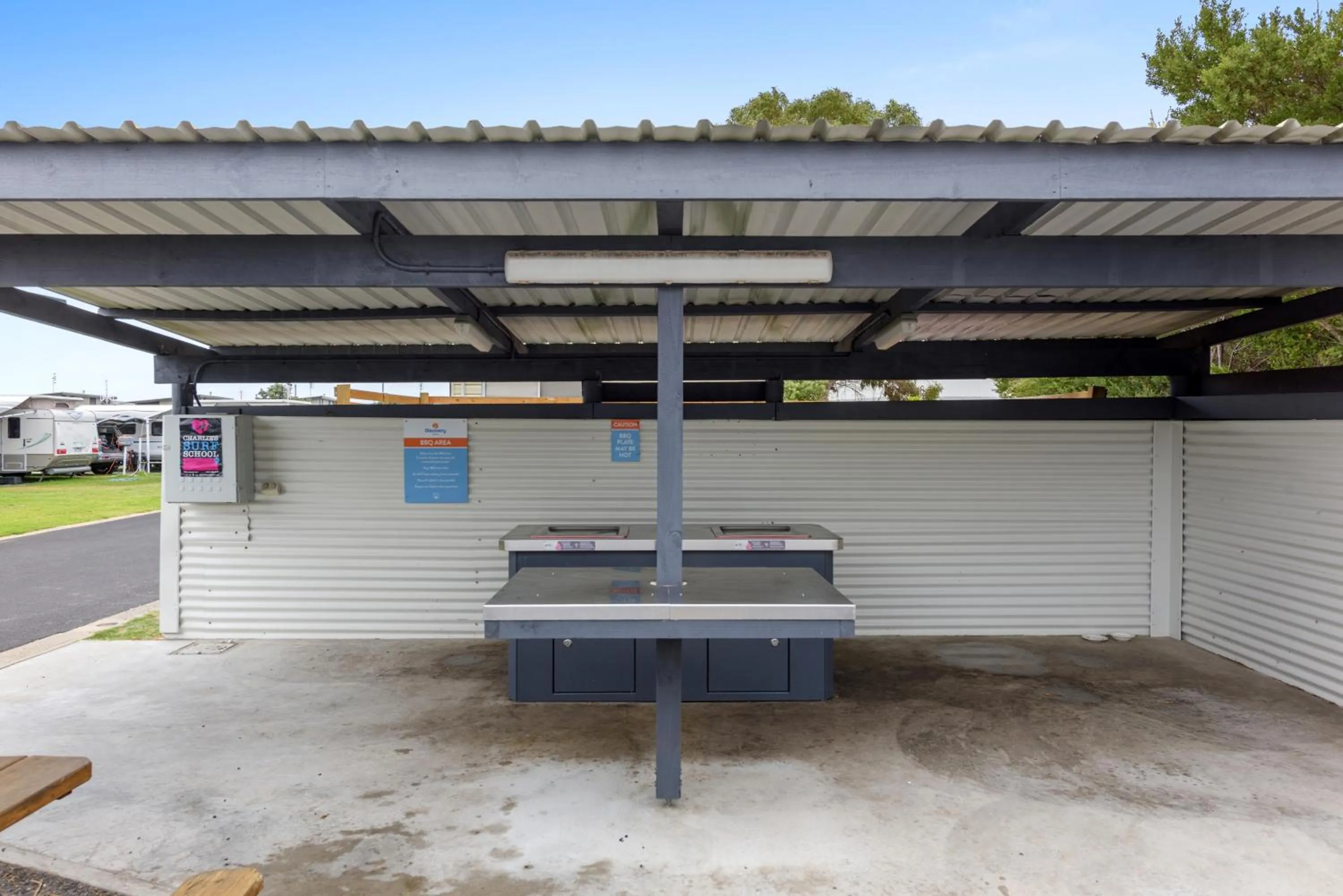 BBQ facilities in Discovery Parks - Robe