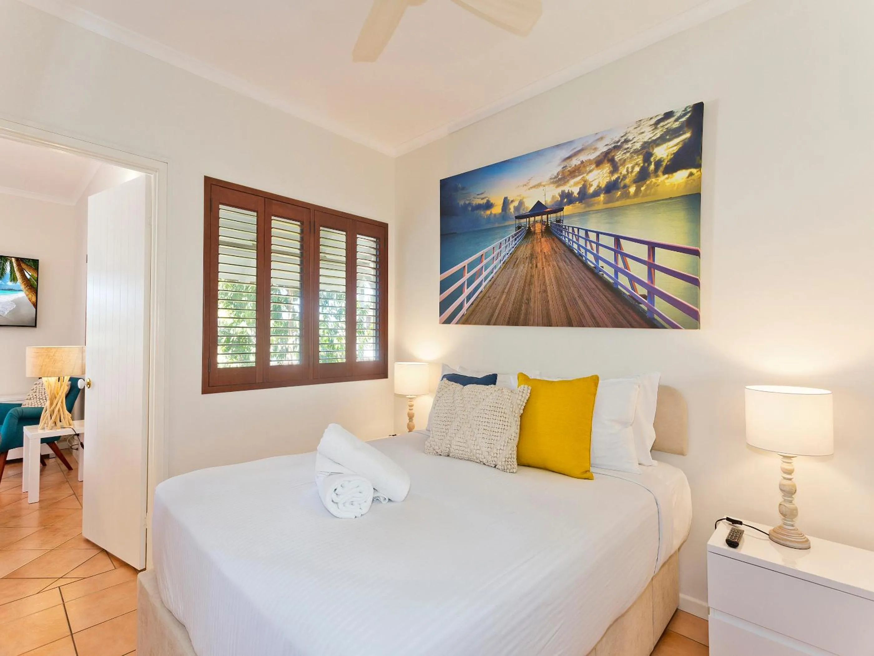 Bed in Rimini Holiday Apartments