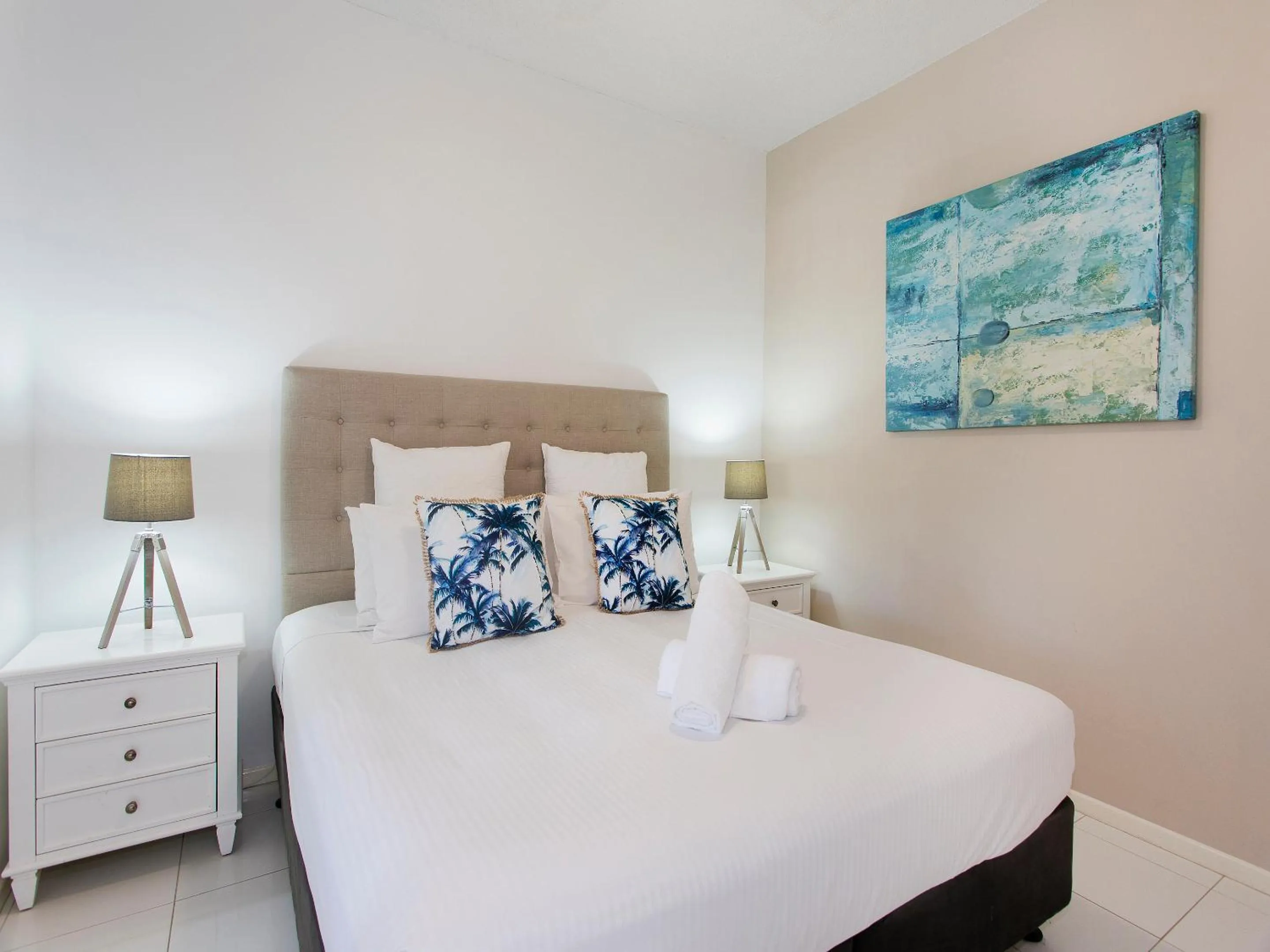 Bed in Rimini Holiday Apartments