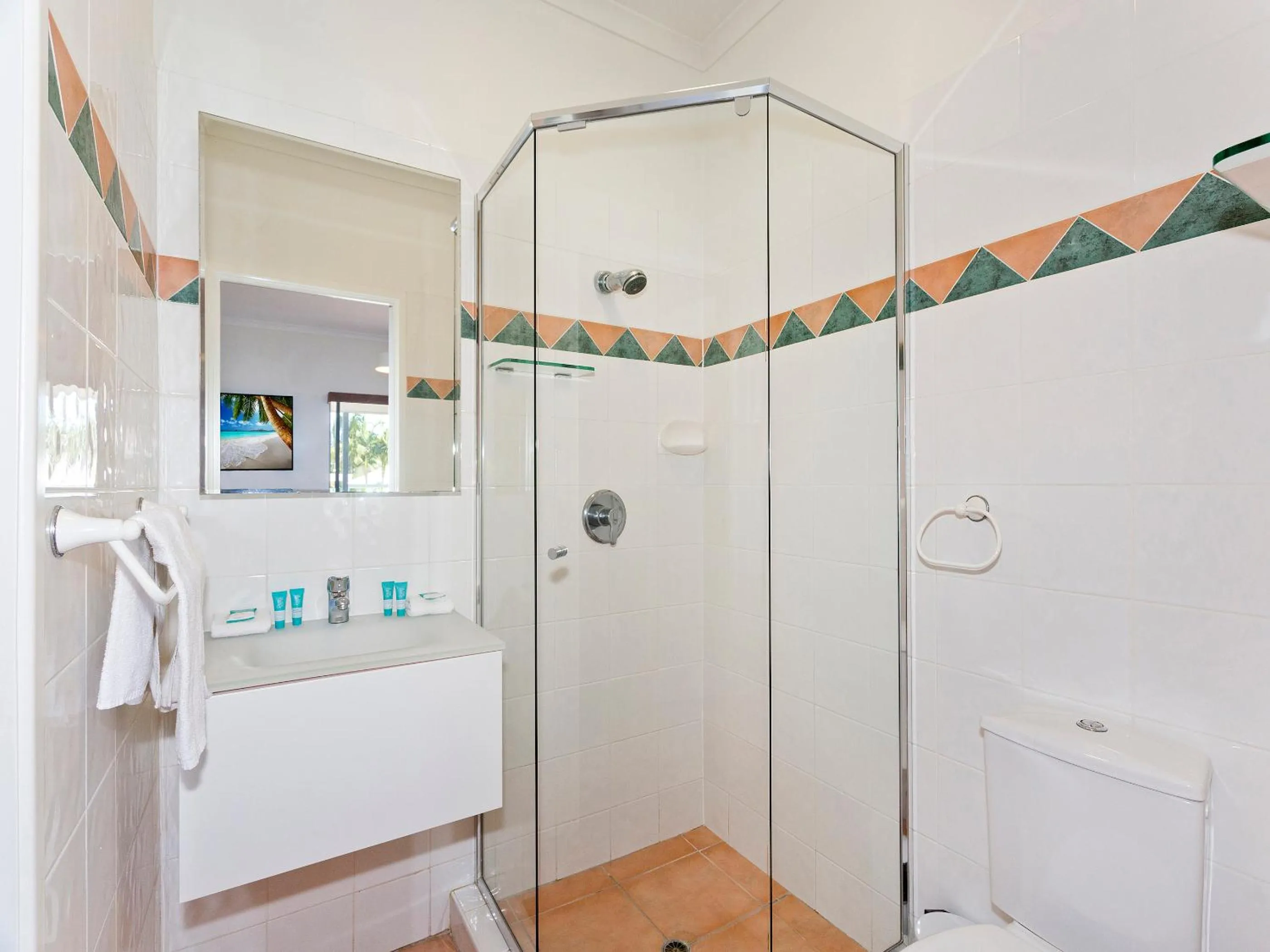 Shower in Rimini Holiday Apartments
