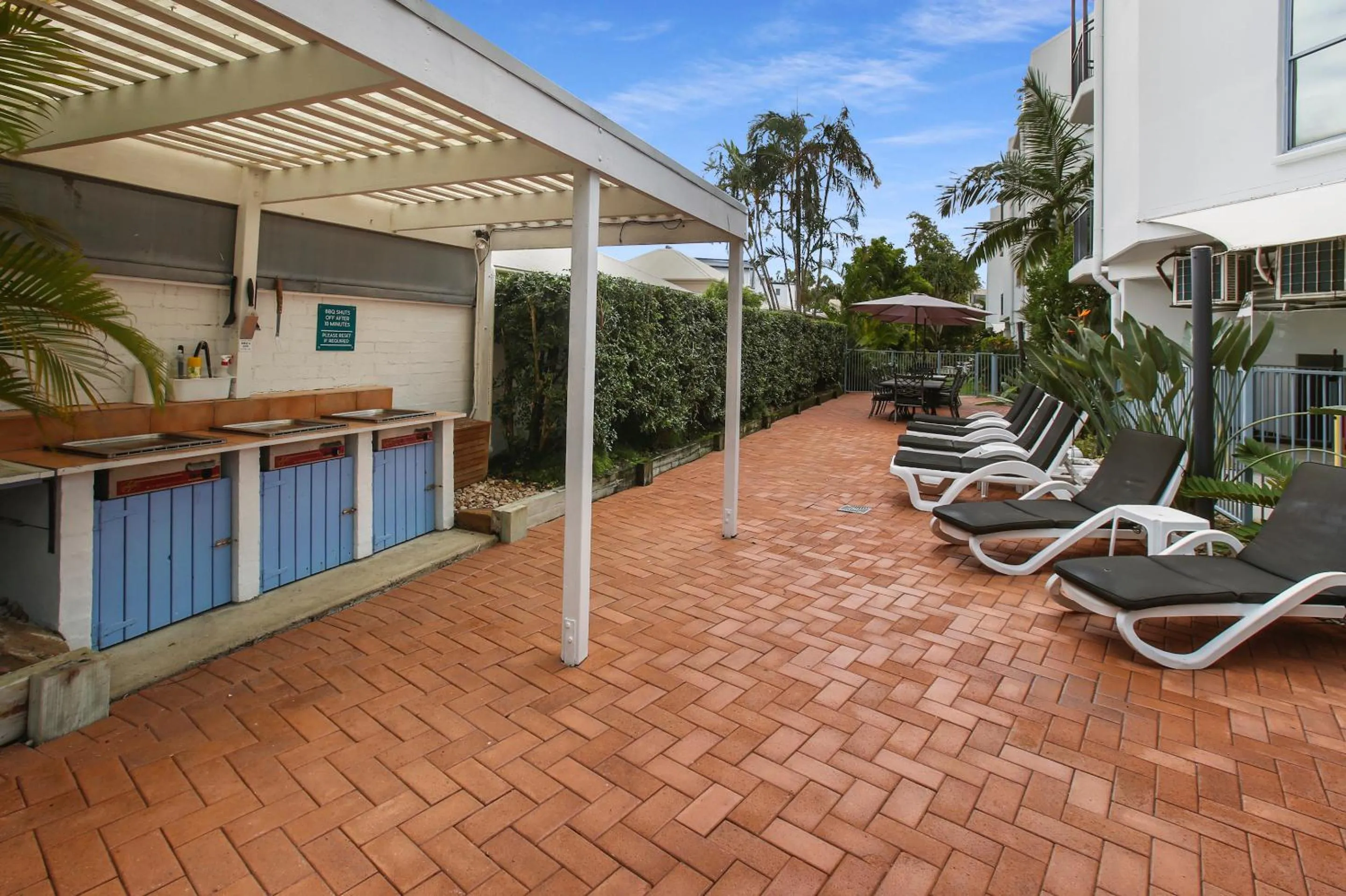 BBQ facilities in Rimini Holiday Apartments