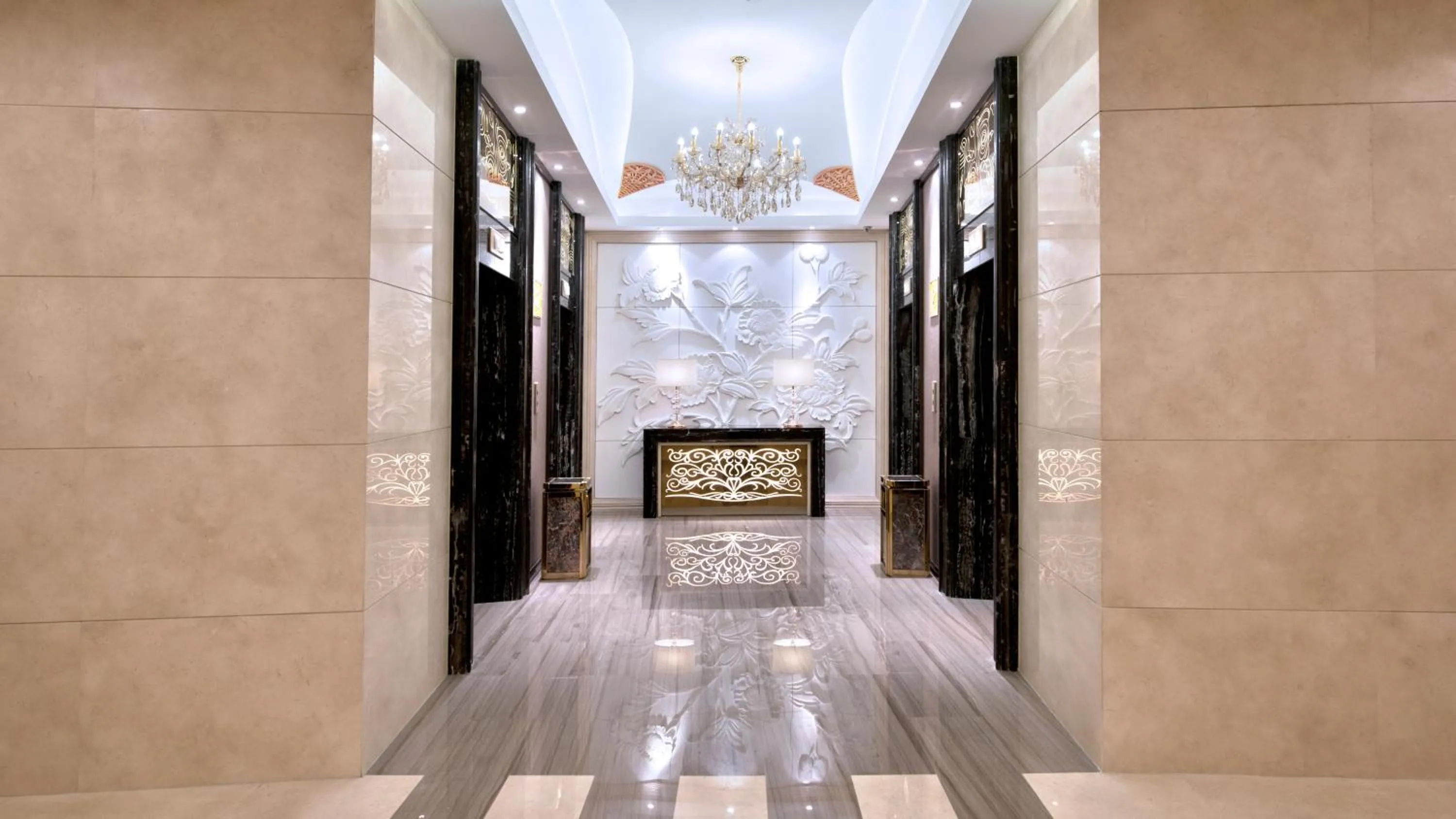 Lobby or reception in Nanjing Central Hotel