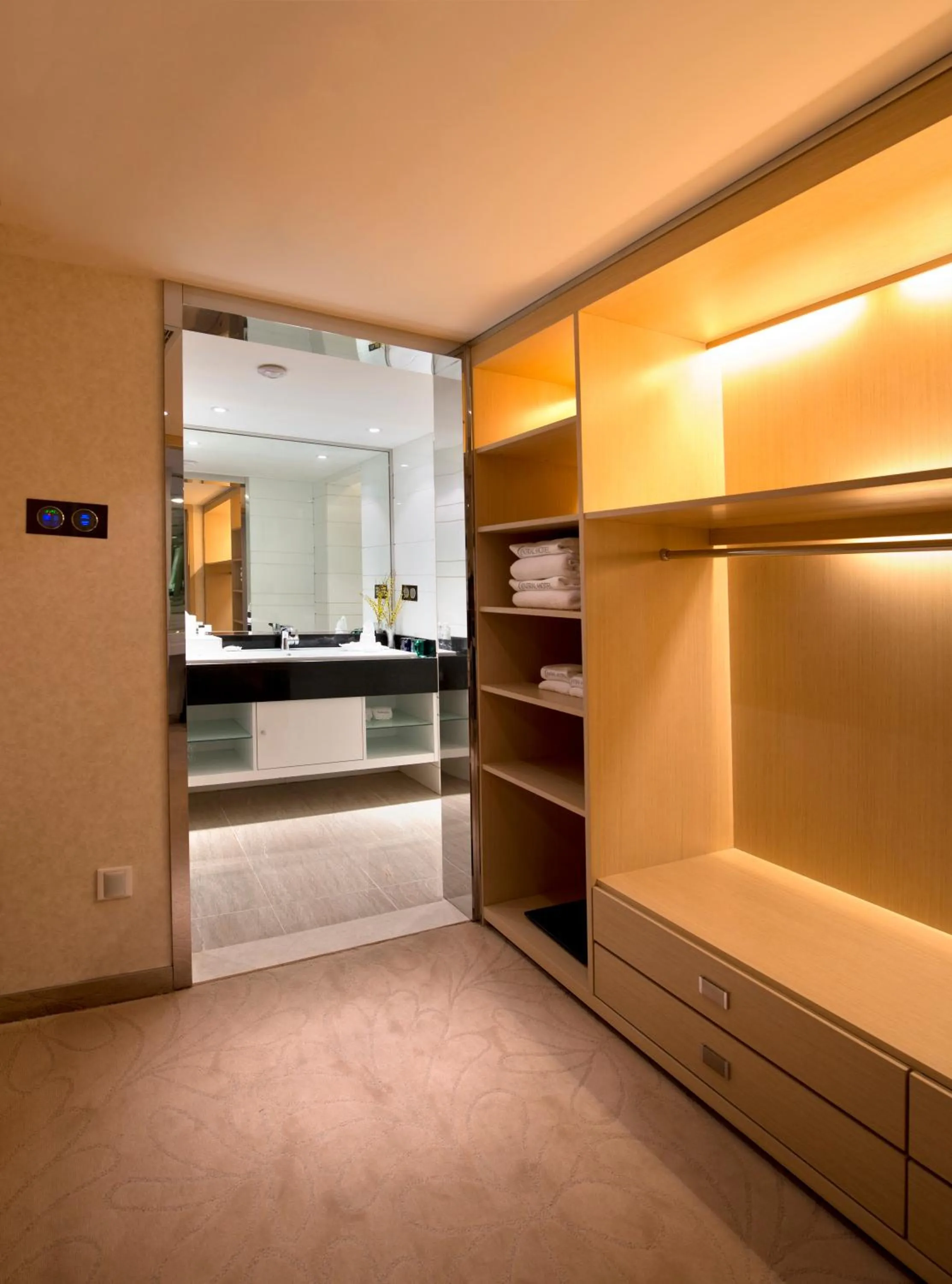 Decorative detail in Nanjing Central Hotel