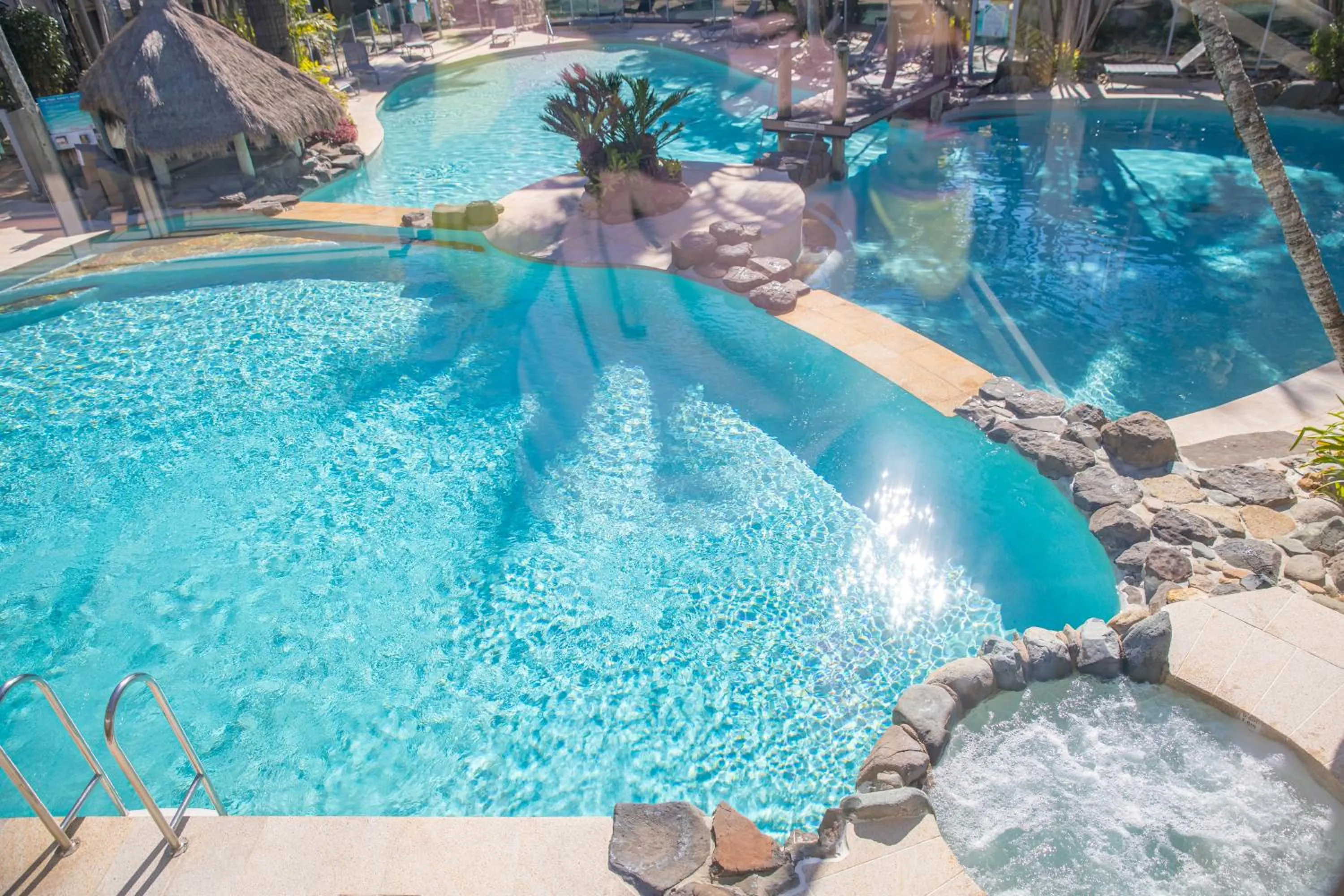 Pool view in The Islander Noosa Resort