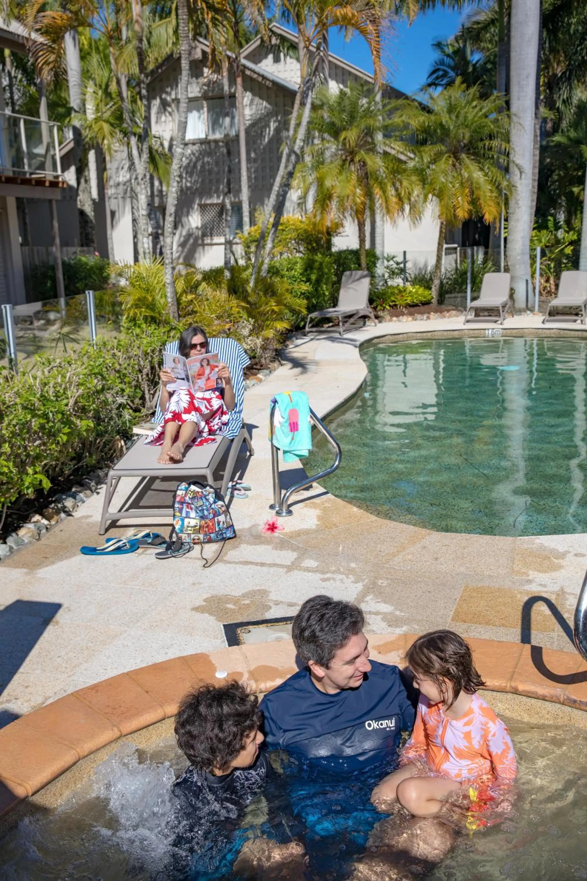 Pool view in The Islander Noosa Resort