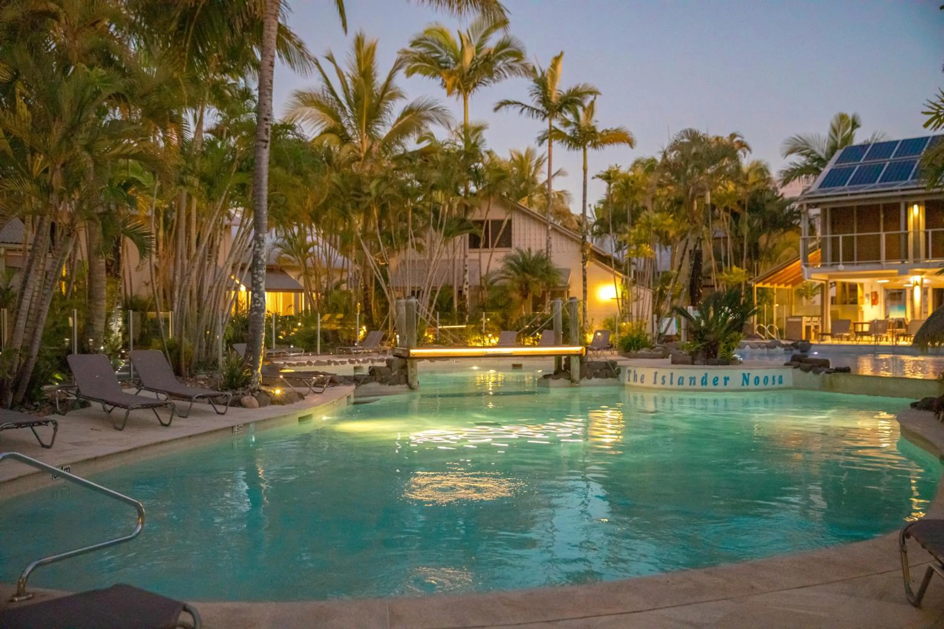 Pool view in The Islander Noosa Resort