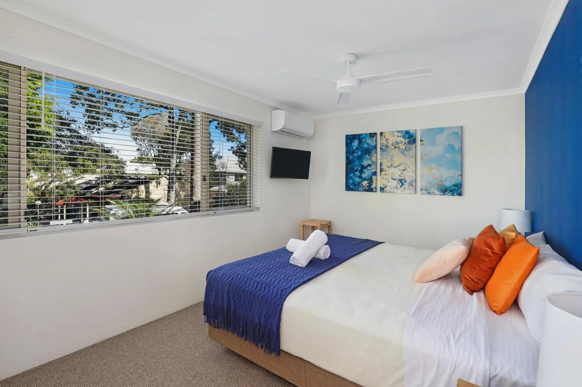 Bed in The Islander Noosa Resort