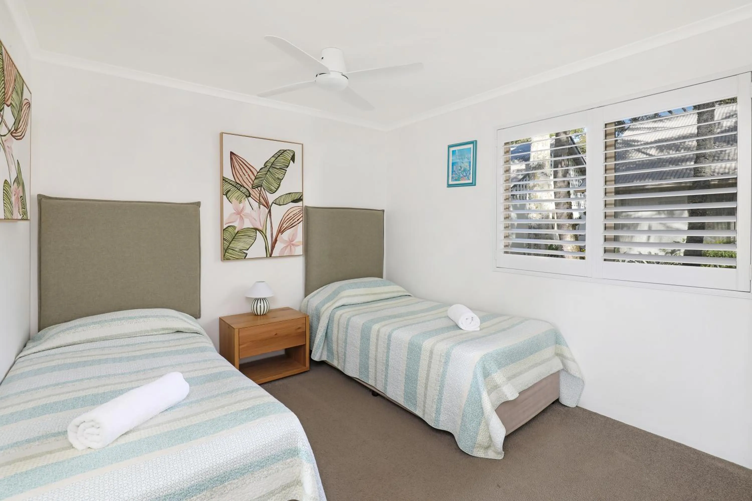 Bed in The Islander Noosa Resort