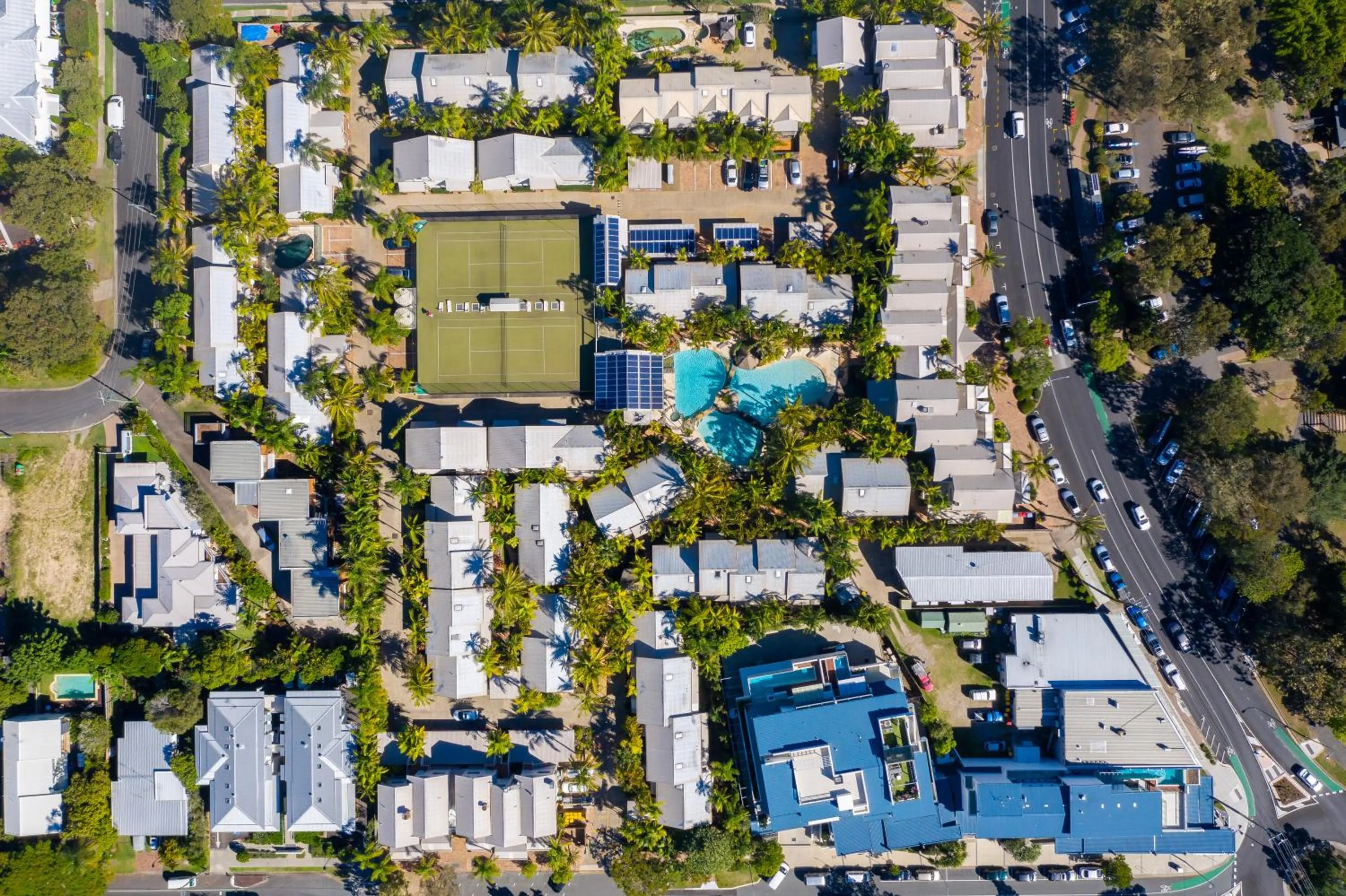 Landmark view in The Islander Noosa Resort