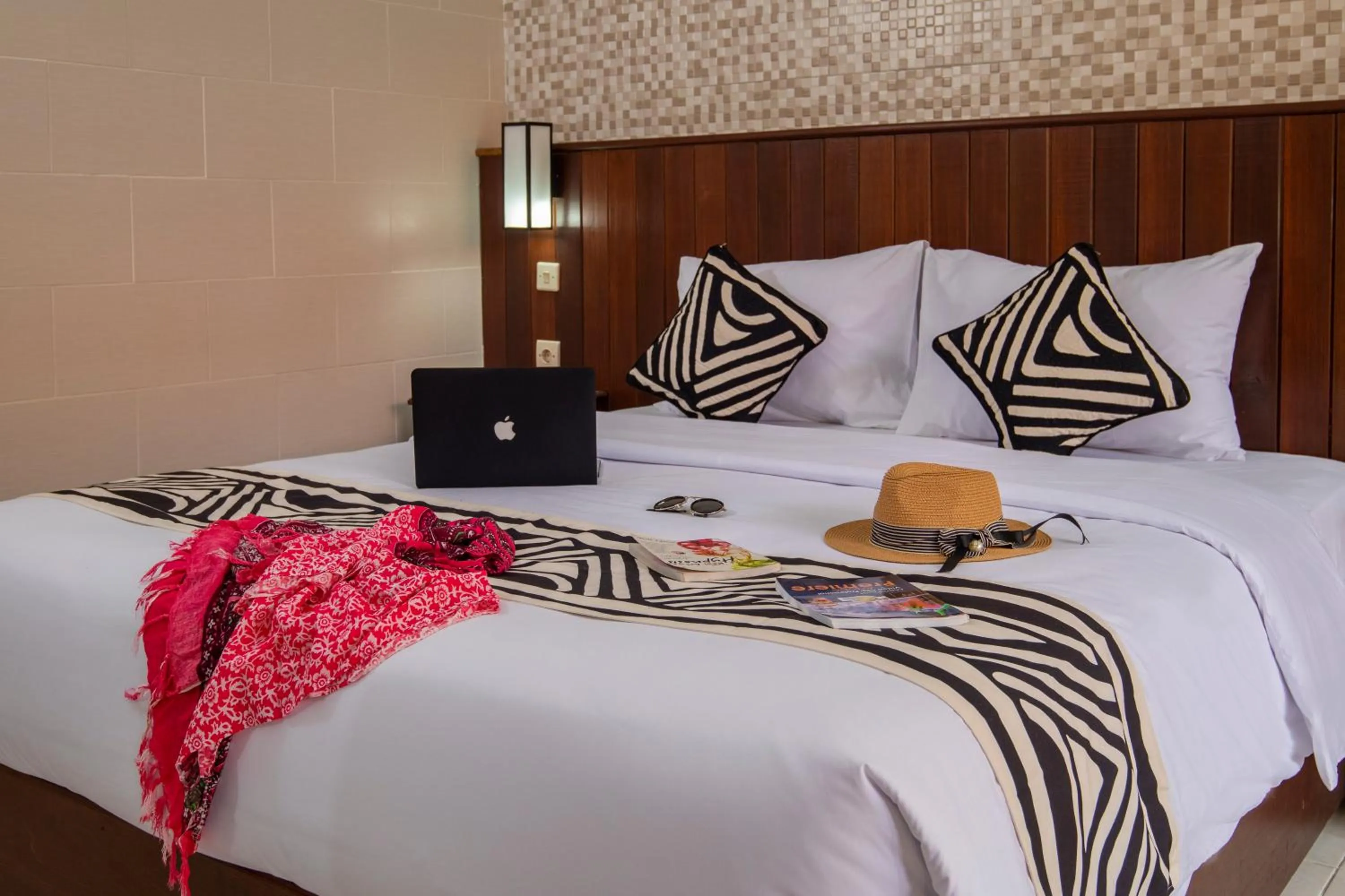 Bed in Suriwathi Hotel Legian