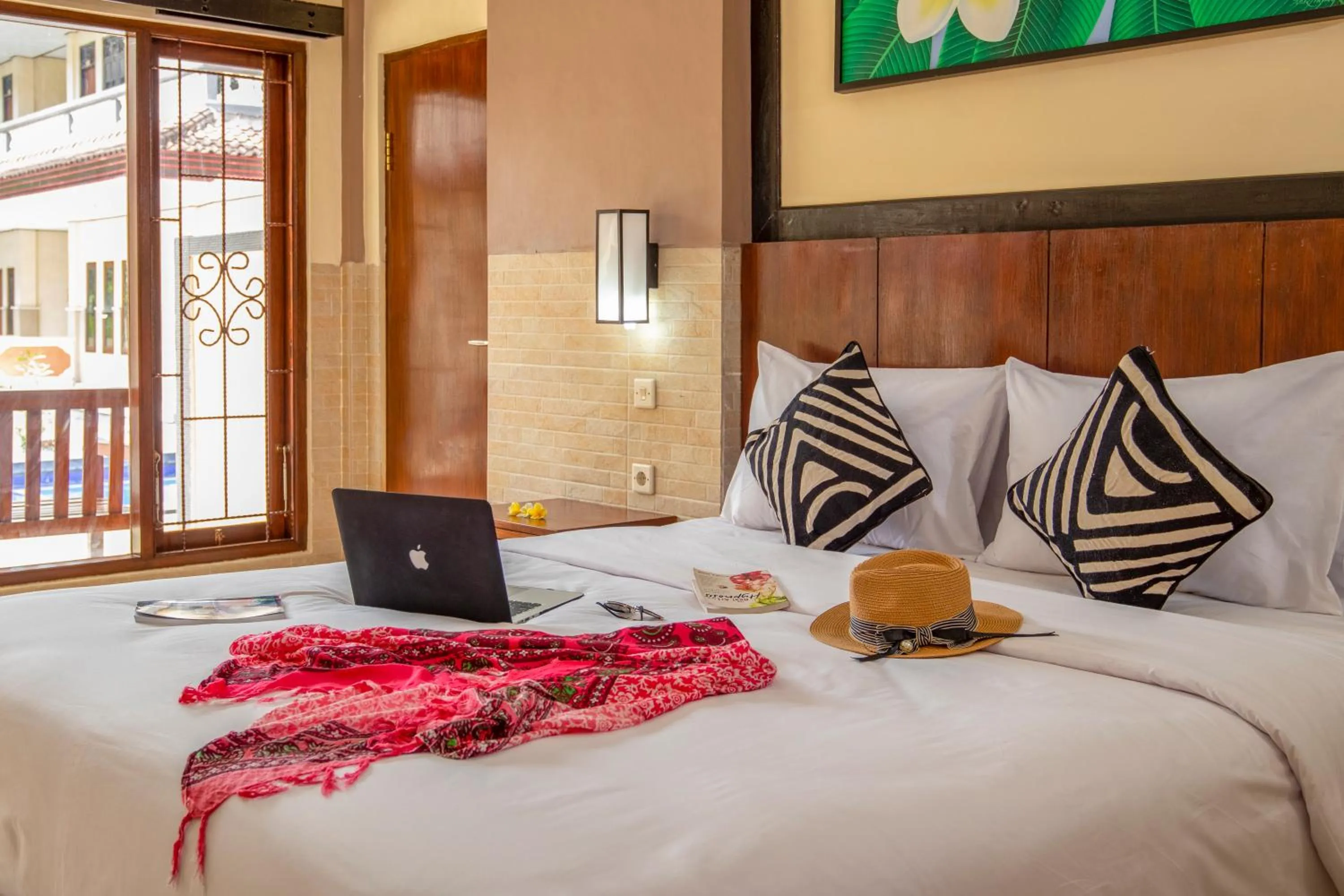 Bed in Suriwathi Hotel Legian