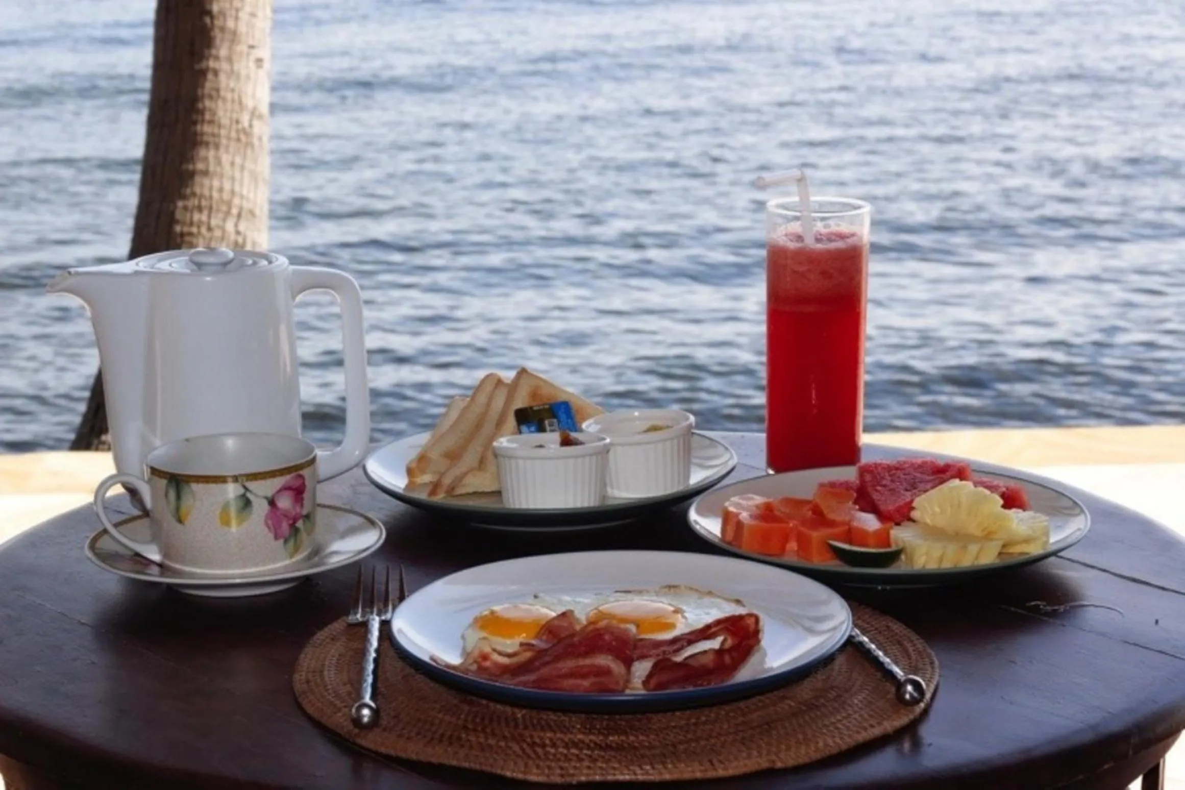 American breakfast in Agung Bali Nirwana Villas and Spa