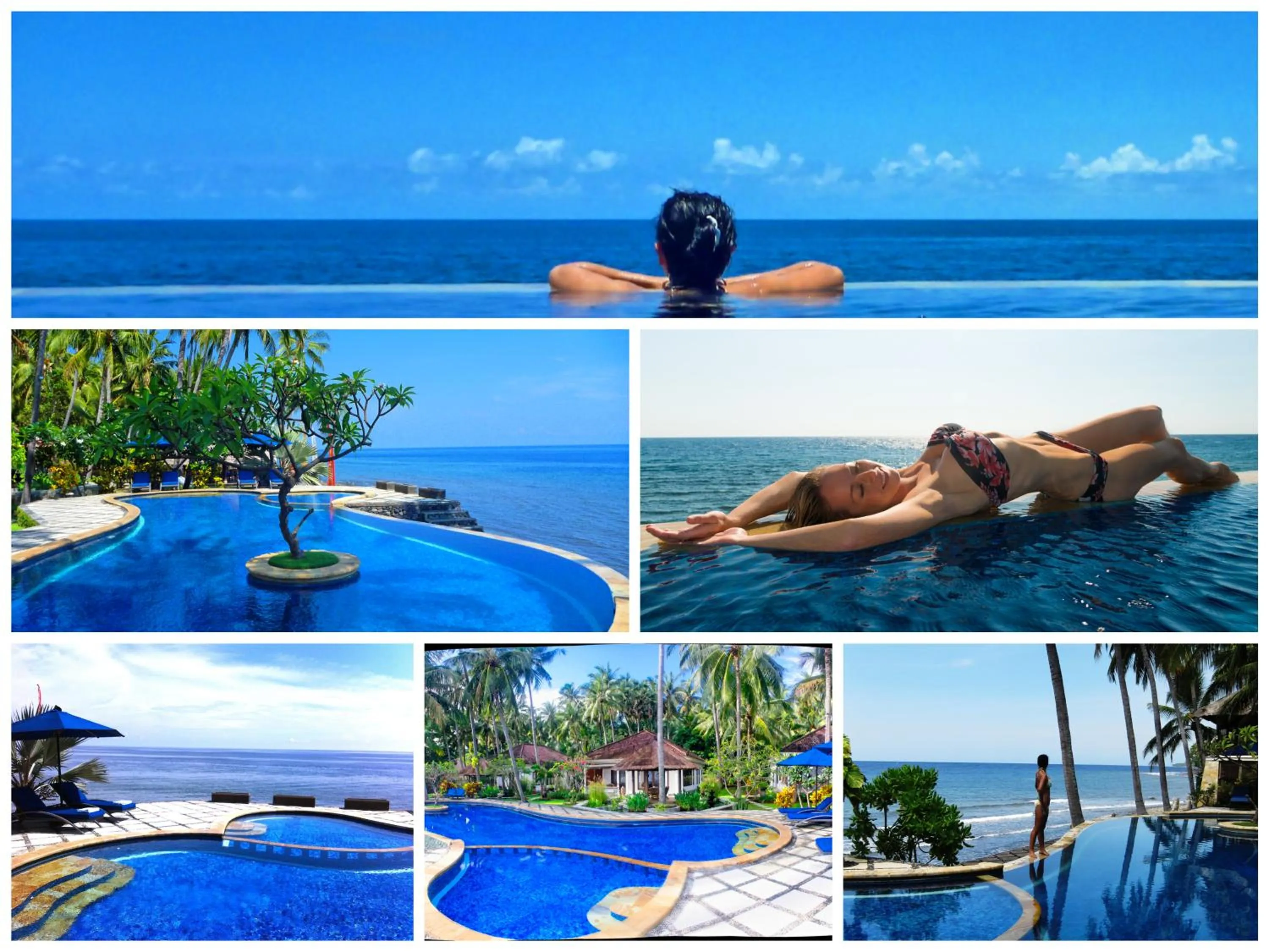 Pool view in Agung Bali Nirwana Villas and Spa