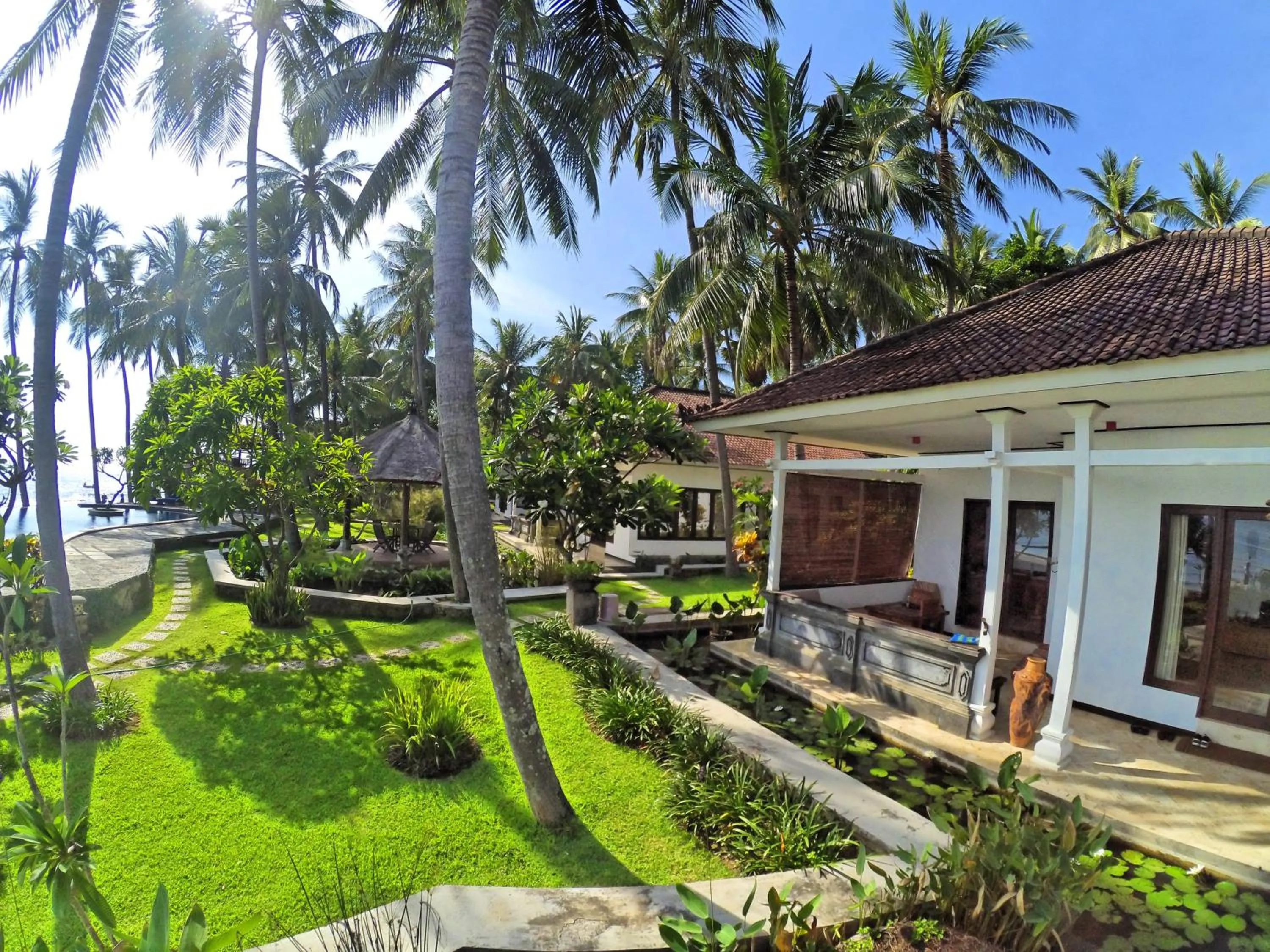 Garden view in Agung Bali Nirwana Villas and Spa