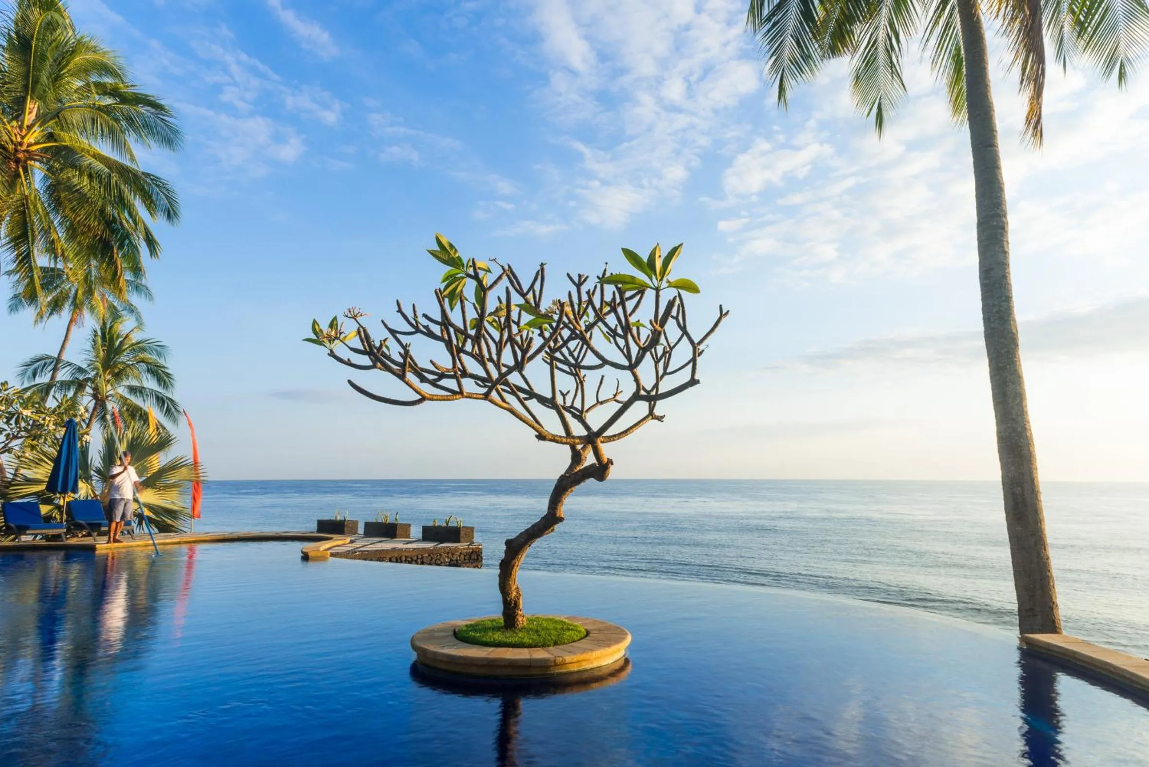 Pool view in Agung Bali Nirwana Villas and Spa