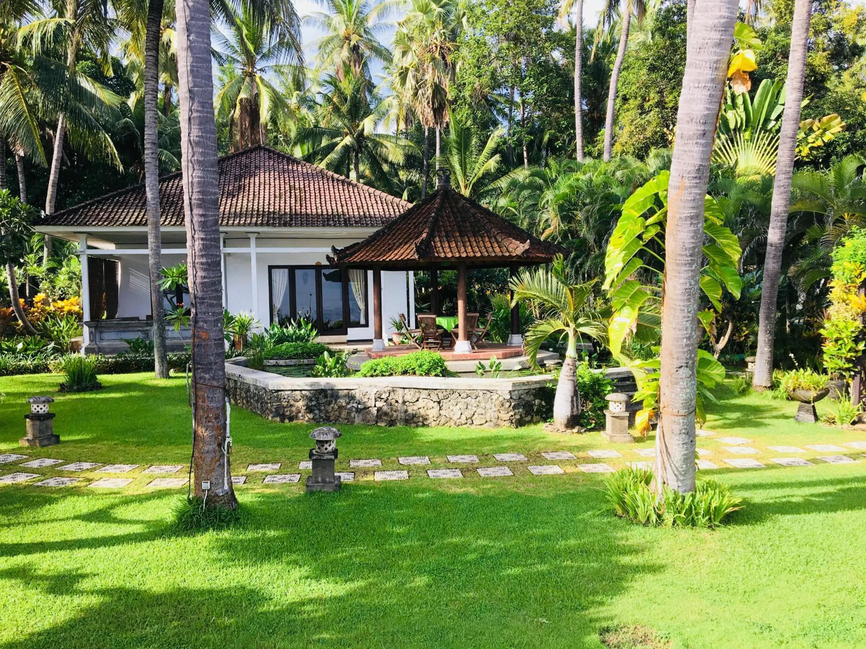 Garden in Agung Bali Nirwana Villas and Spa