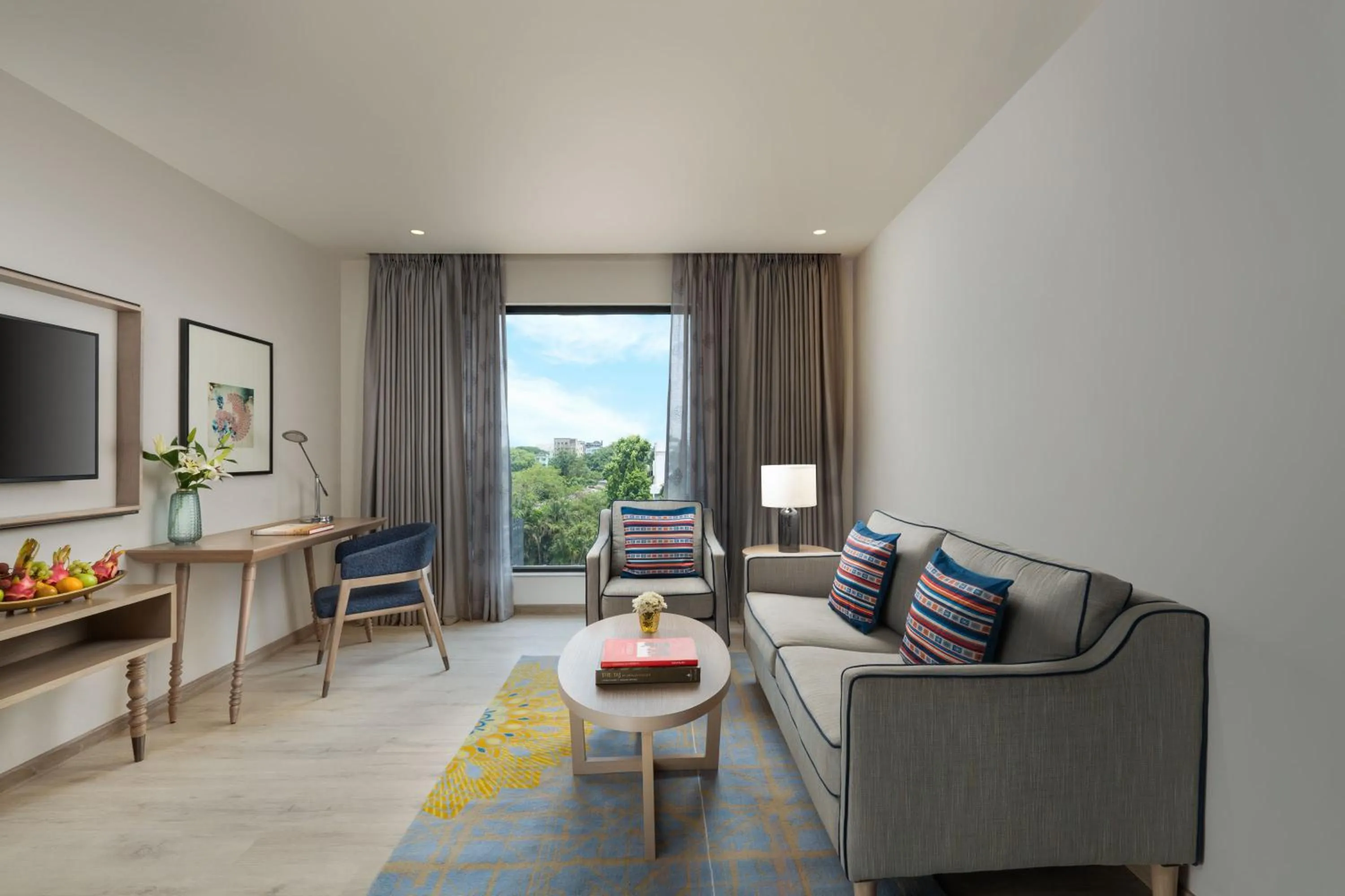 Communal lounge/ TV room in The Crown, Bhubaneswar - IHCL SeleQtions