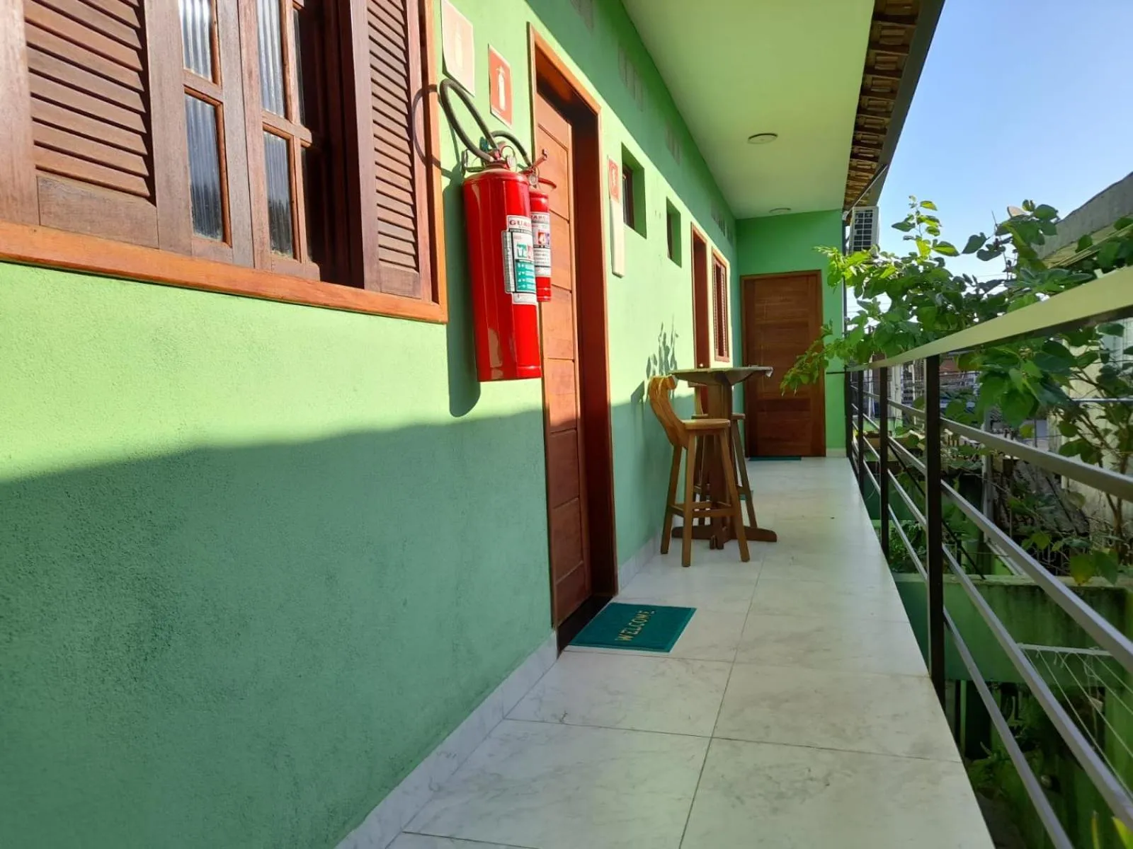 Balcony/Terrace in Pousada Reis Guarujá