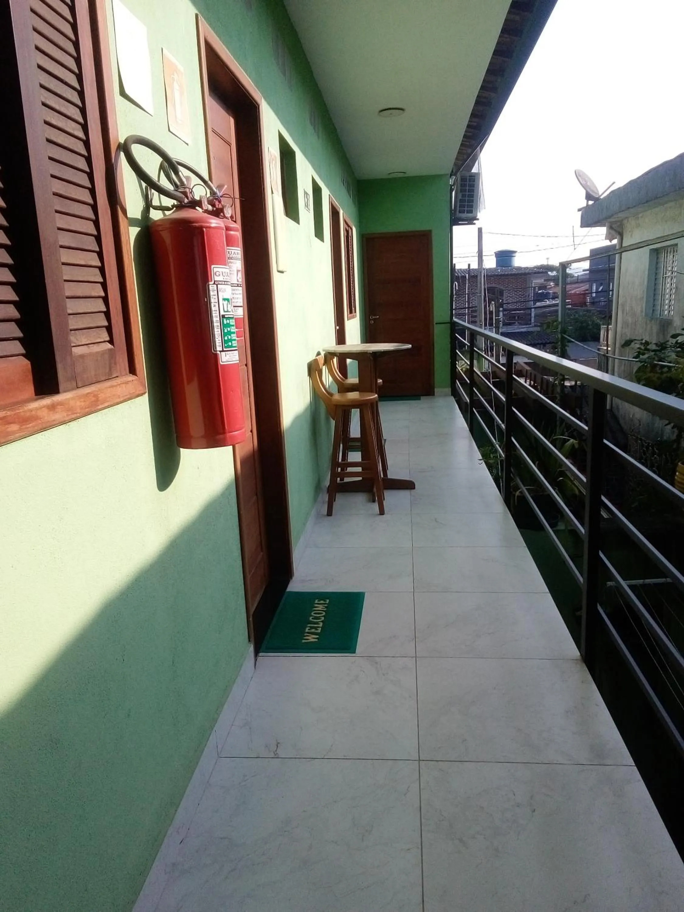 Balcony/Terrace in Pousada Reis Guarujá