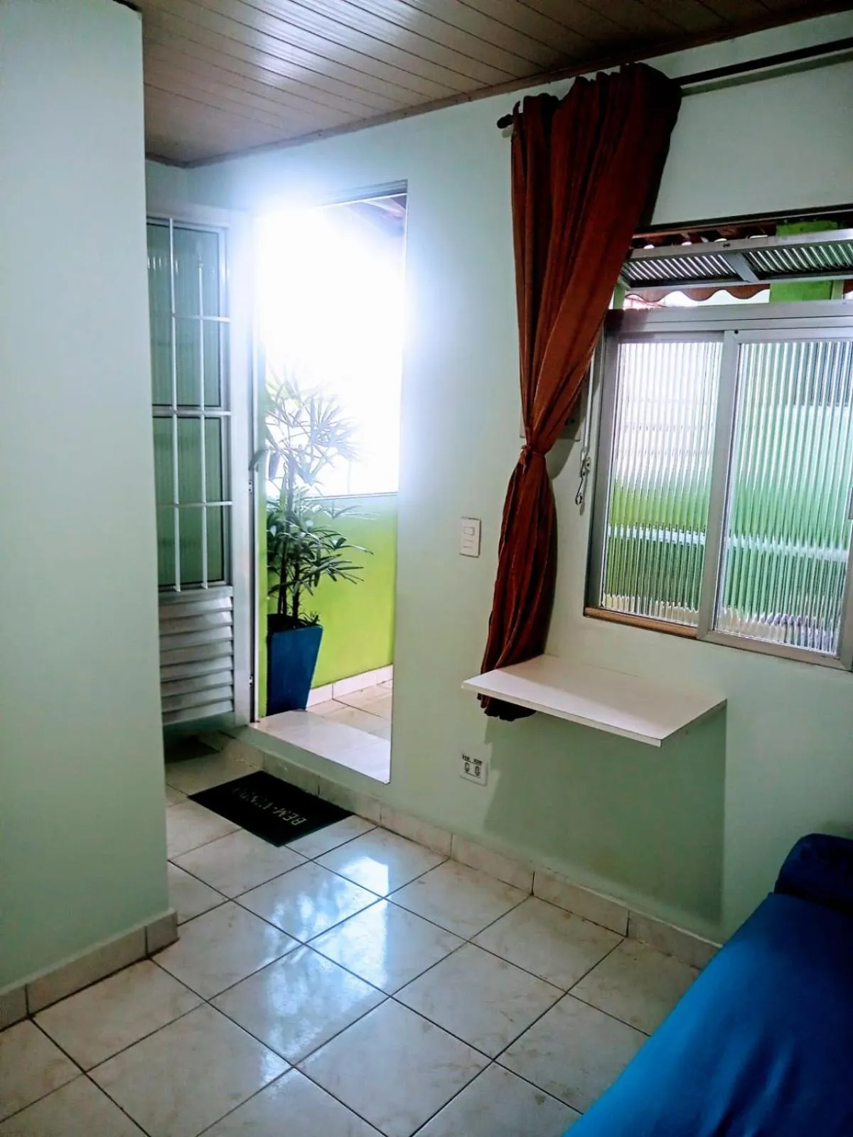 Bed in Pousada Reis Guarujá