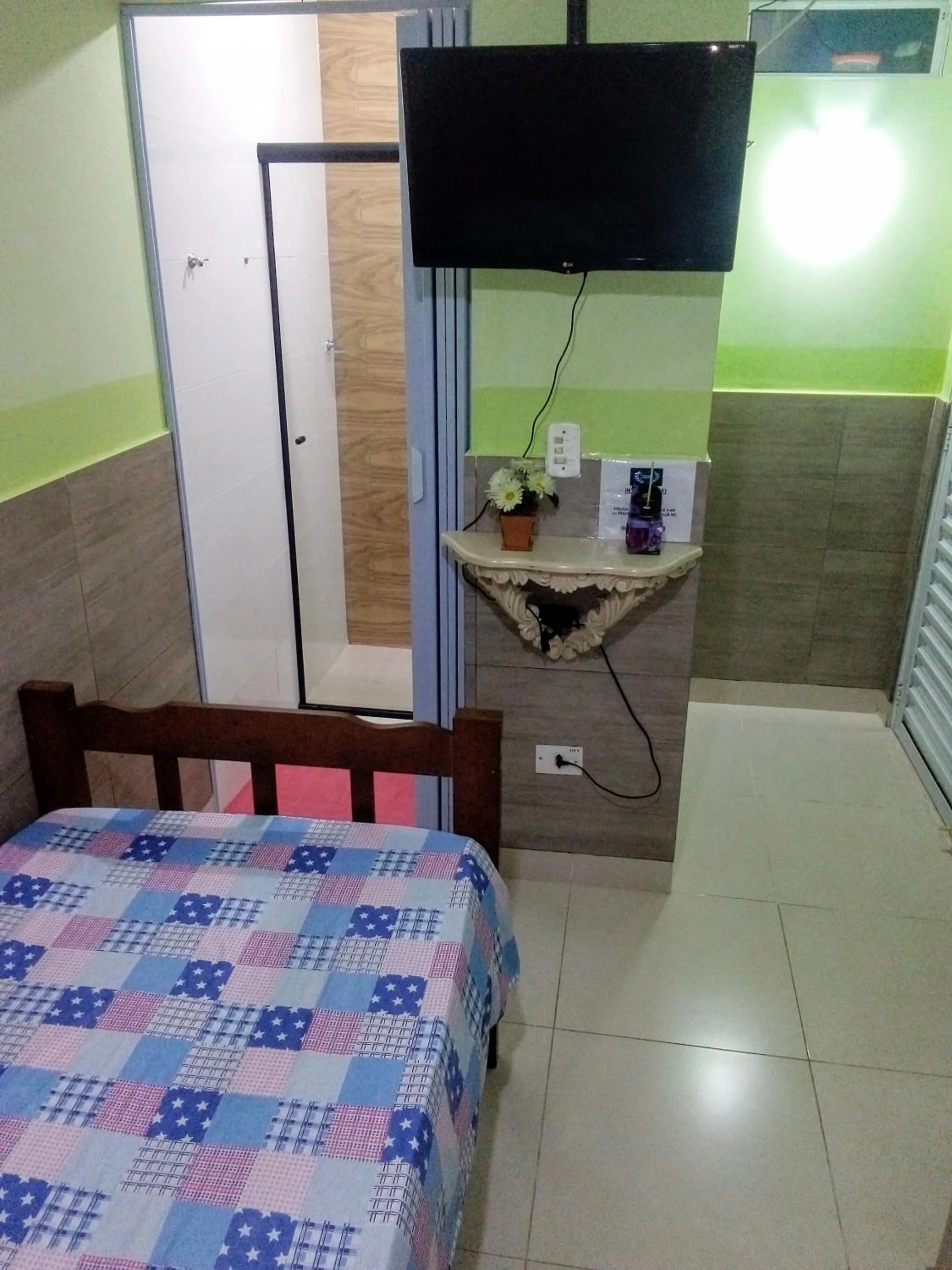 Bedroom, Bed in Pousada Reis Guarujá